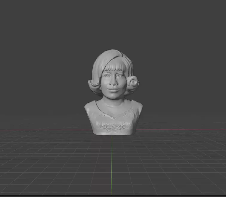 Aretha Franklin 3D print model_0