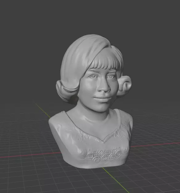 Aretha Franklin 3D print model_17