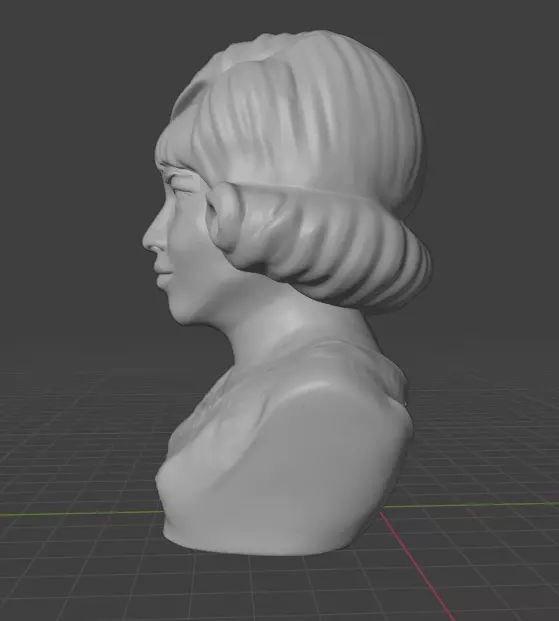 Aretha Franklin 3D print model_2