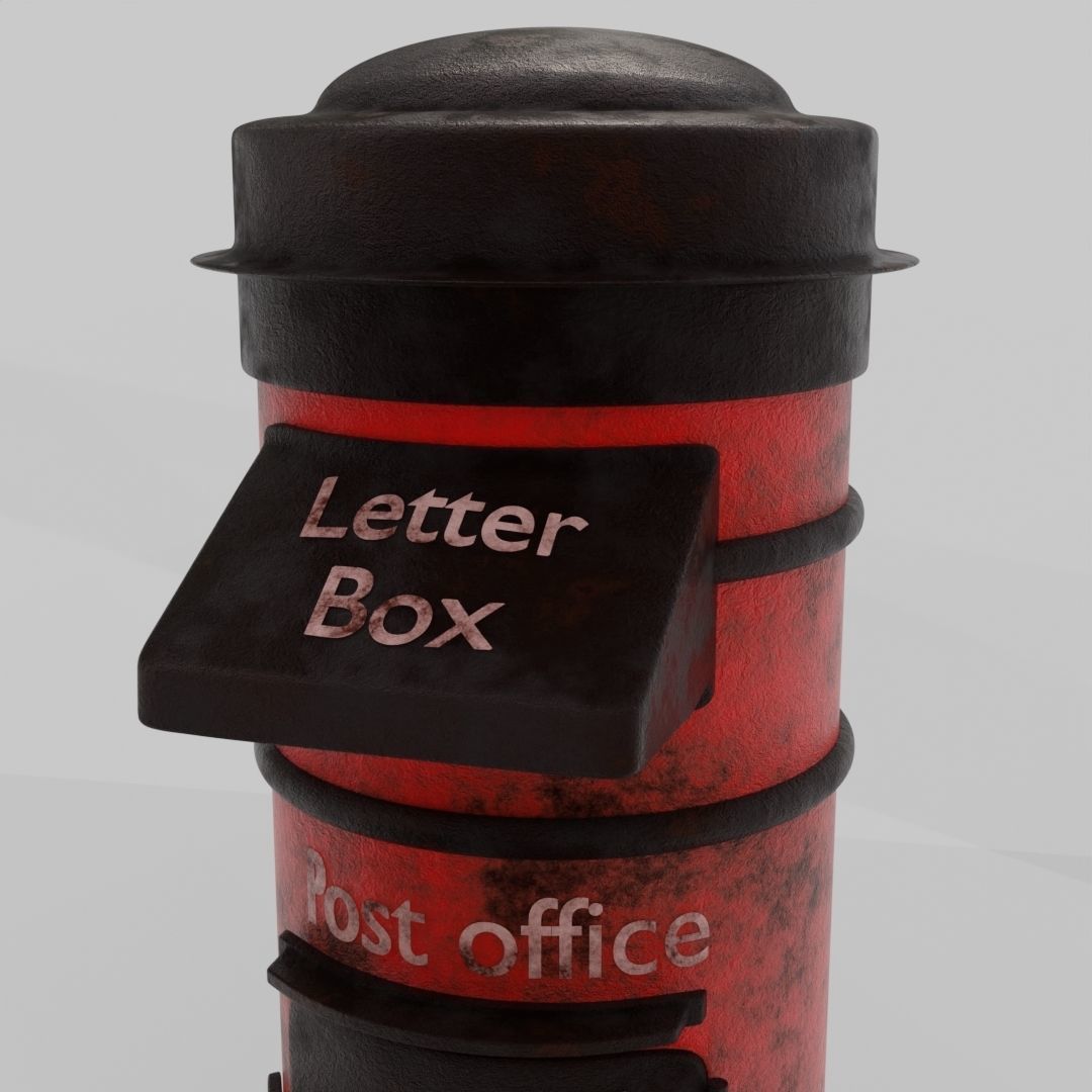 Post Box 3D model_5