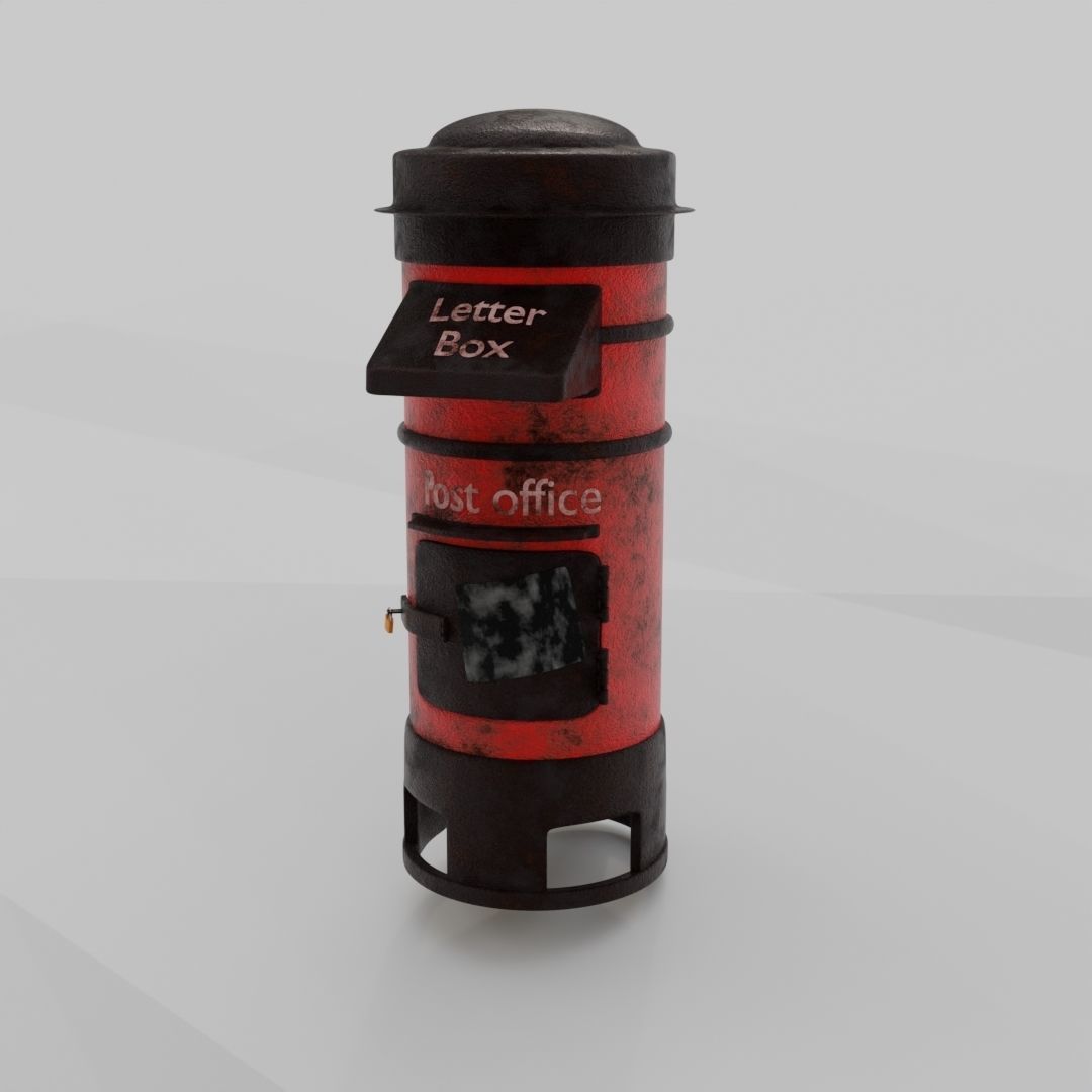 Post Box 3D model_4