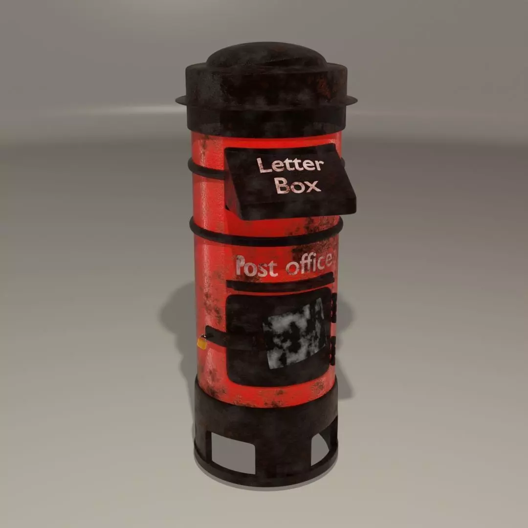 Post Box 3D model_0