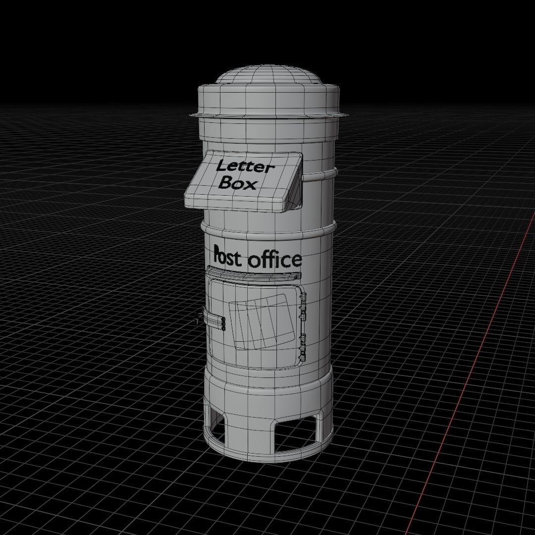 Post Box 3D model_8