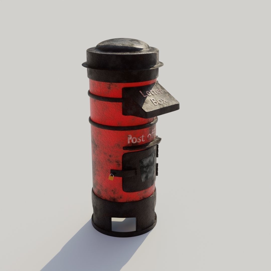 Post Box 3D model_2