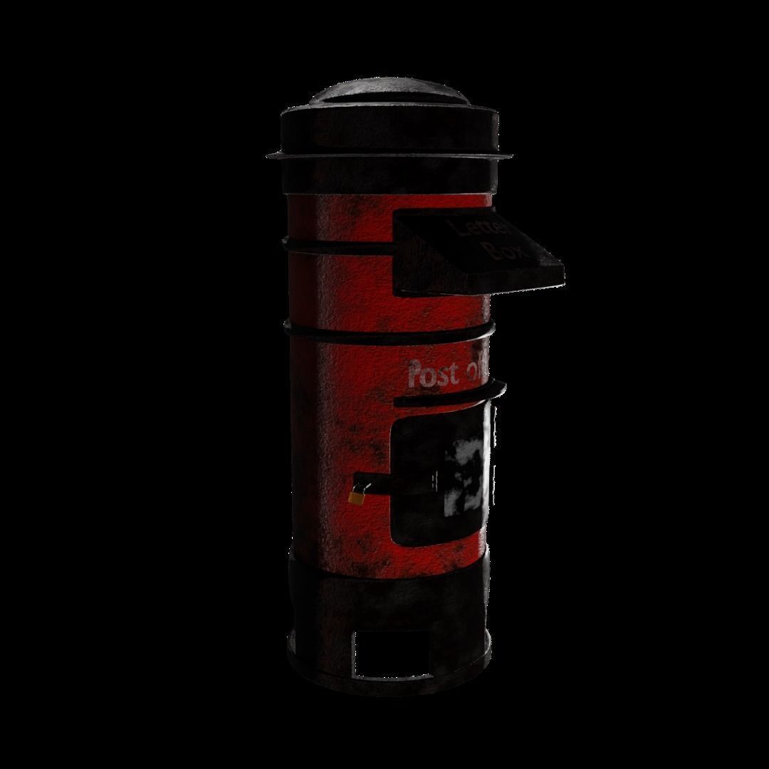 Post Box 3D model_10