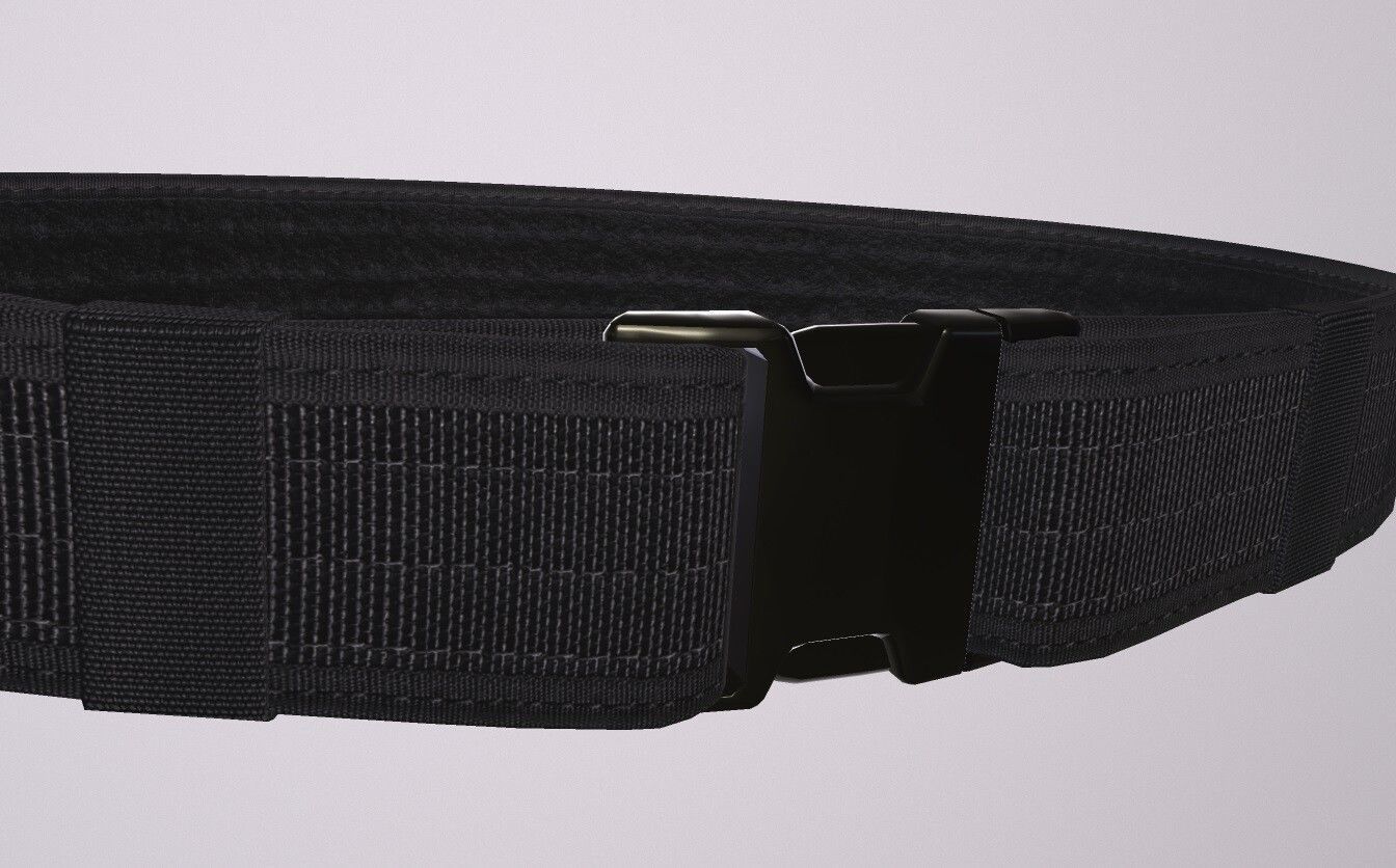 TACTICAL BELT PBR Free low-poly 3D model_4
