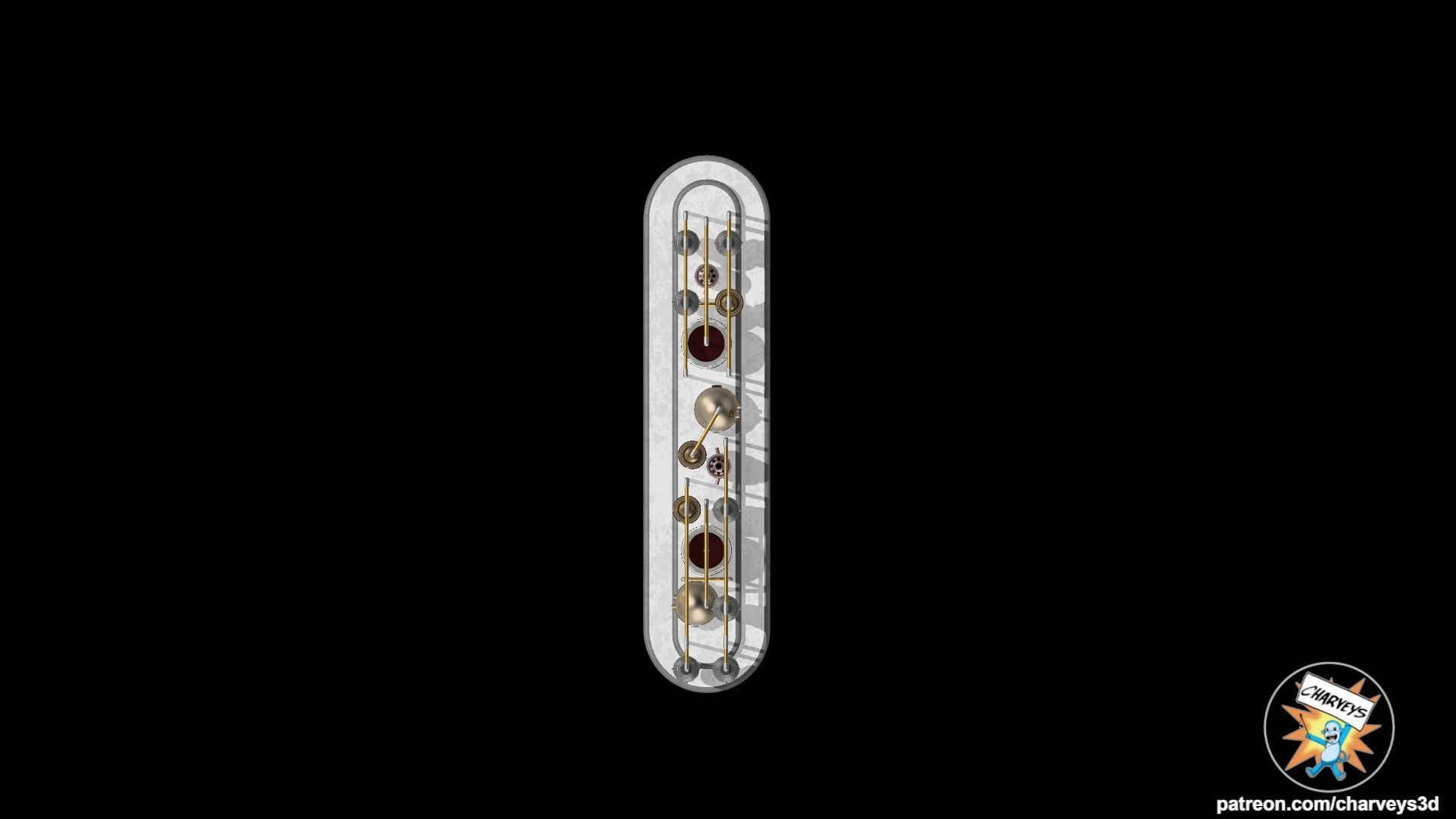 Star Wars Cantina Counter and Dispensers for figure dioramas 3D print model_3