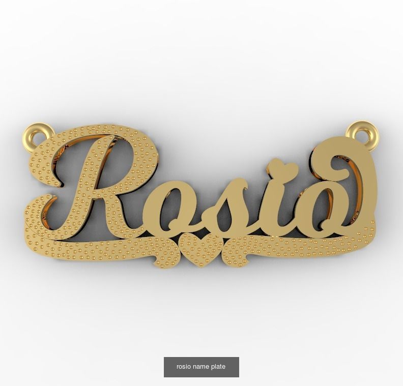 name plate compilation 3D Model Collection_2