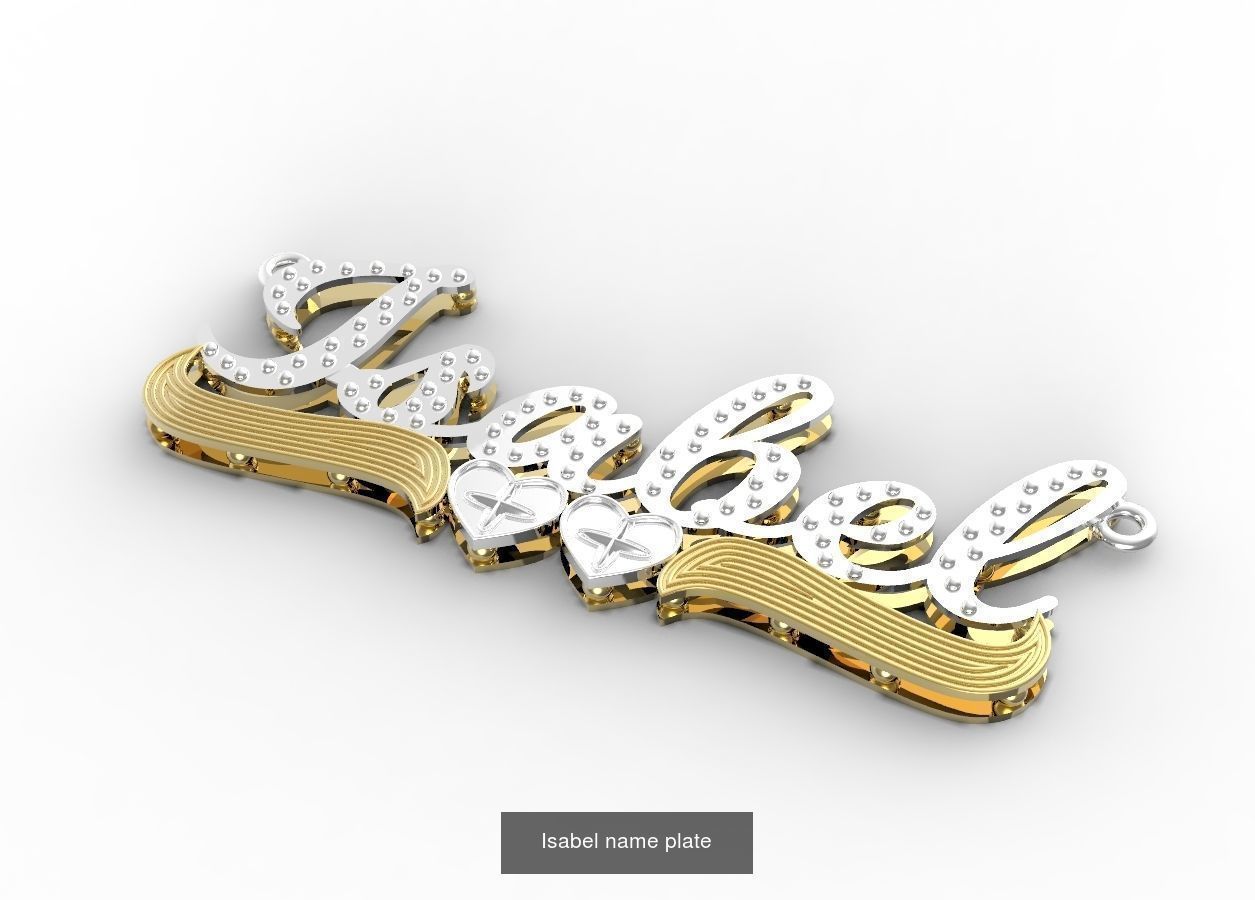 name plate compilation 3D Model Collection_3