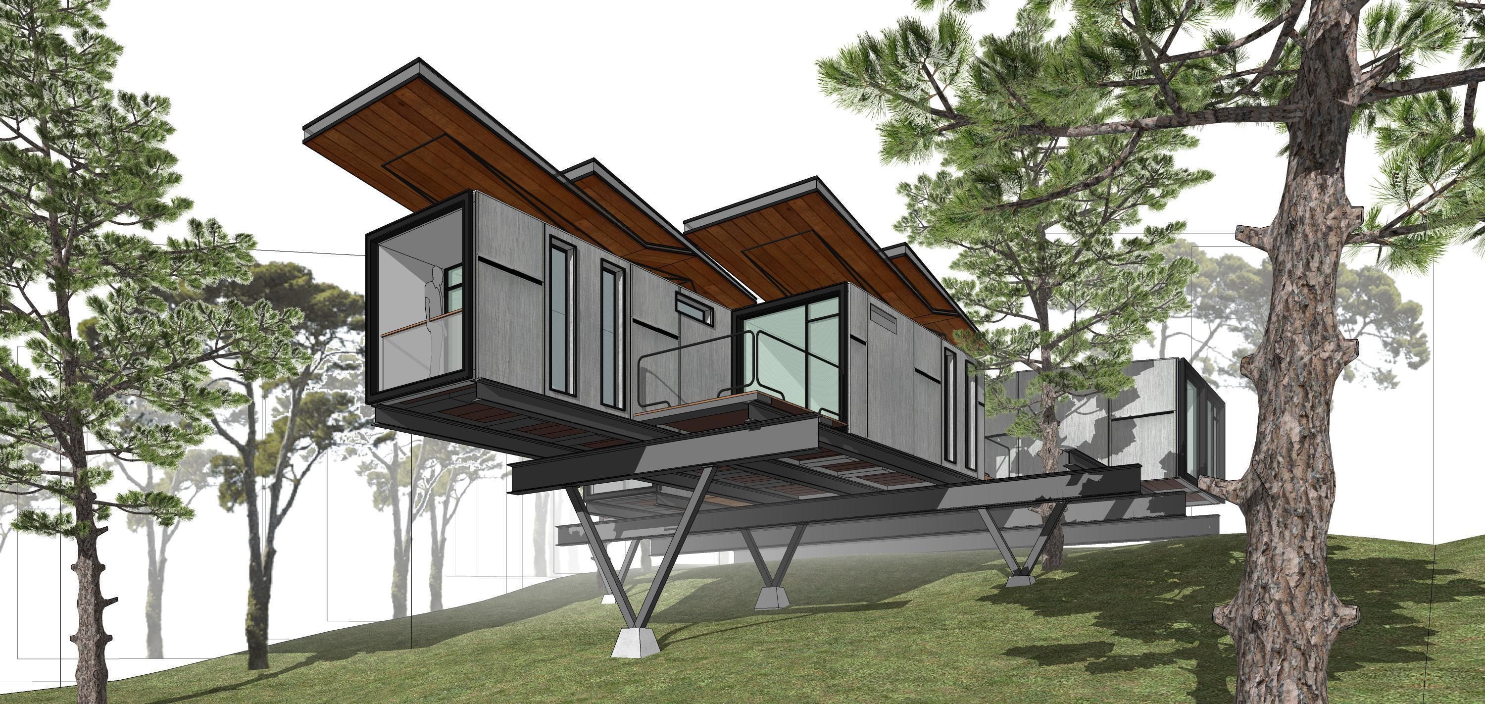 Sketchup Villa 227 3D model_4