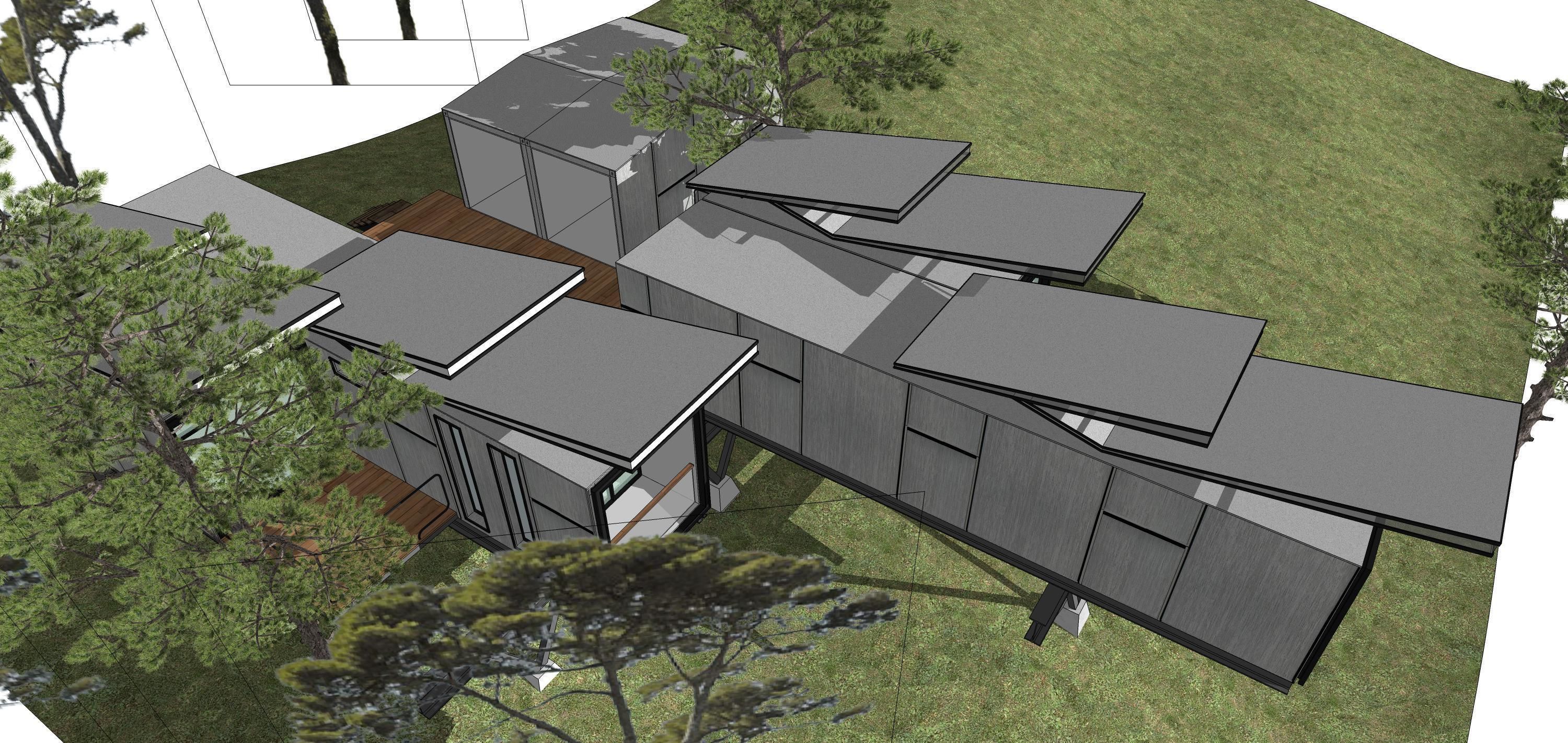 Sketchup Villa 227 3D model_5
