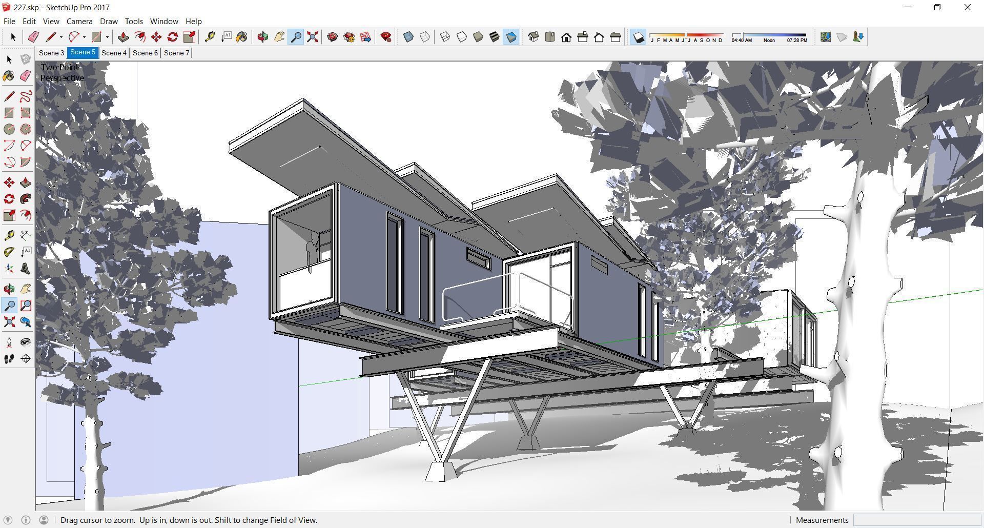 Sketchup Villa 227 3D model_1