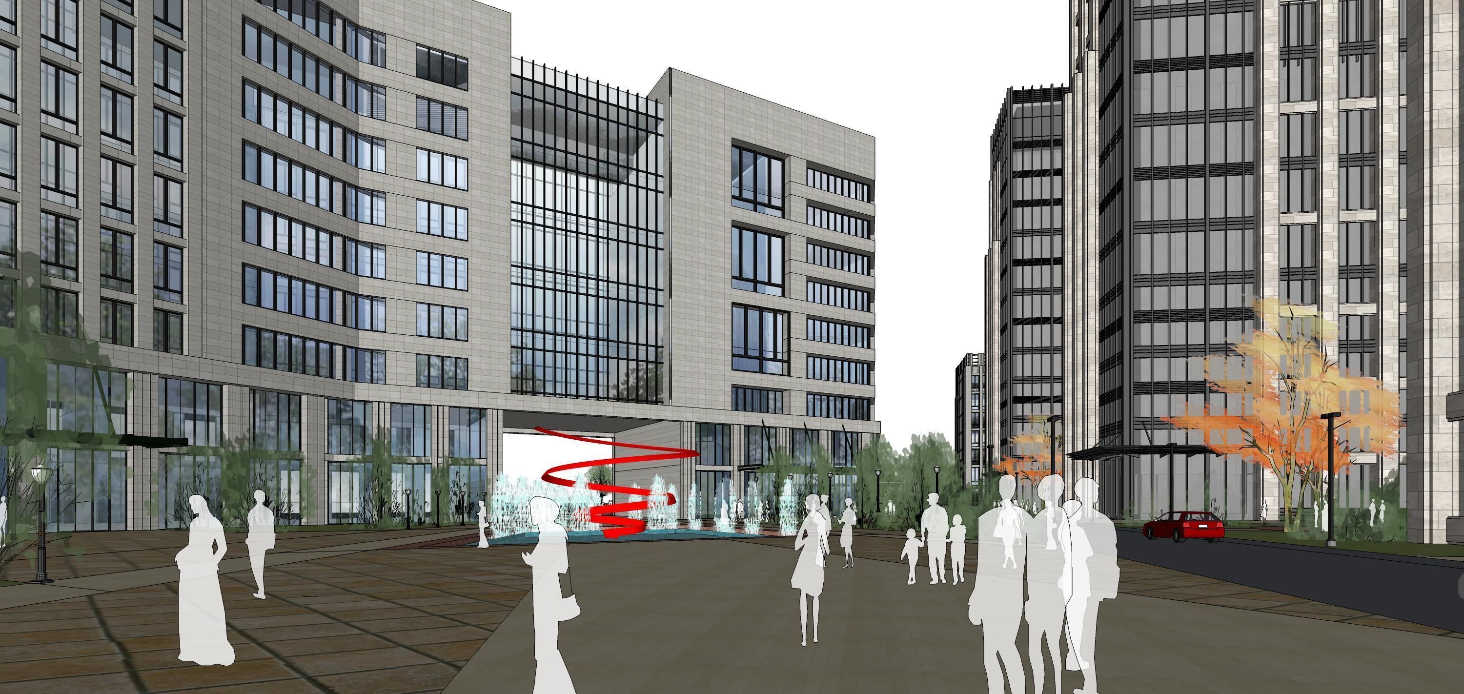 Sketchup Residential Complex 228 3D model_11