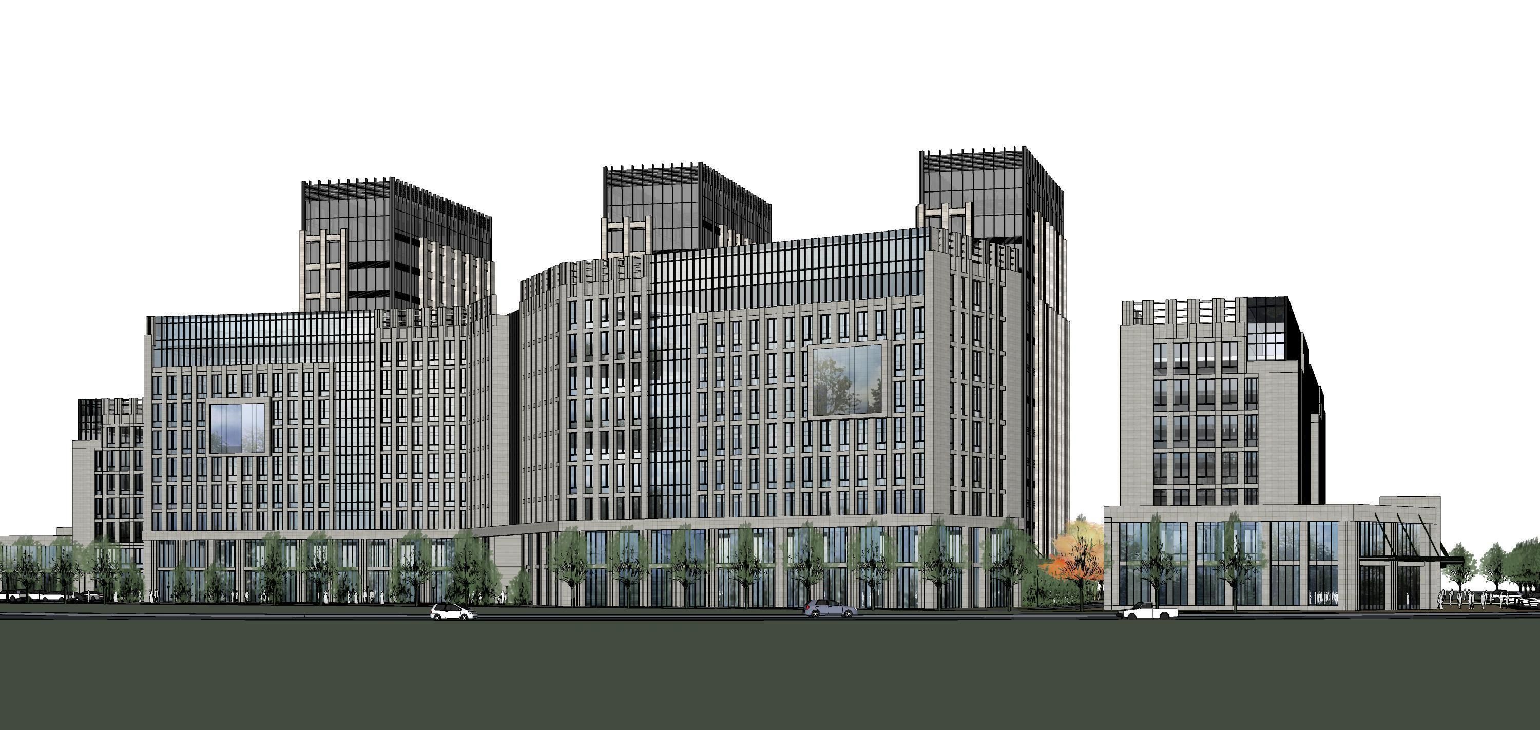 Sketchup Residential Complex 228 3D model_9