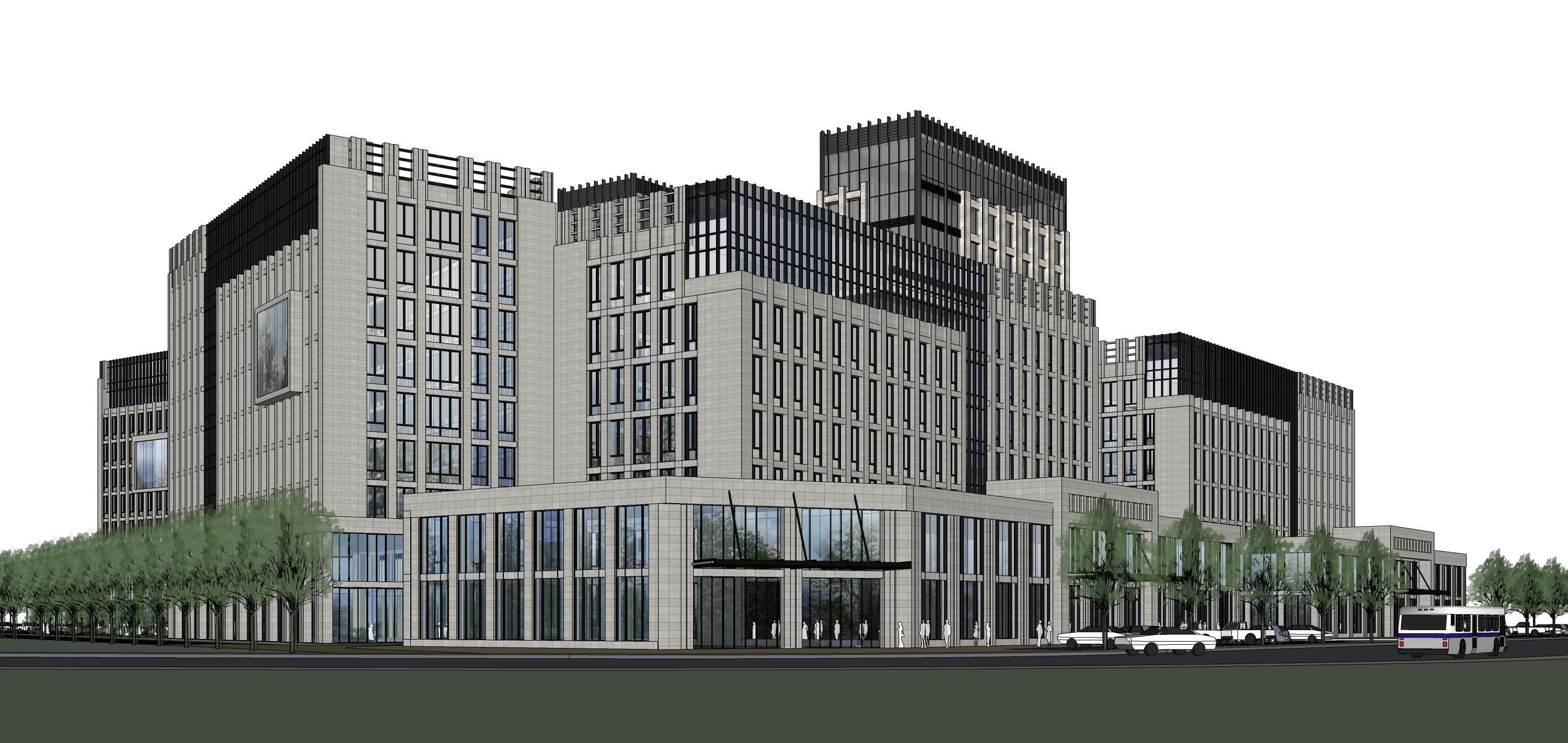 Sketchup Residential Complex 228 3D model_3