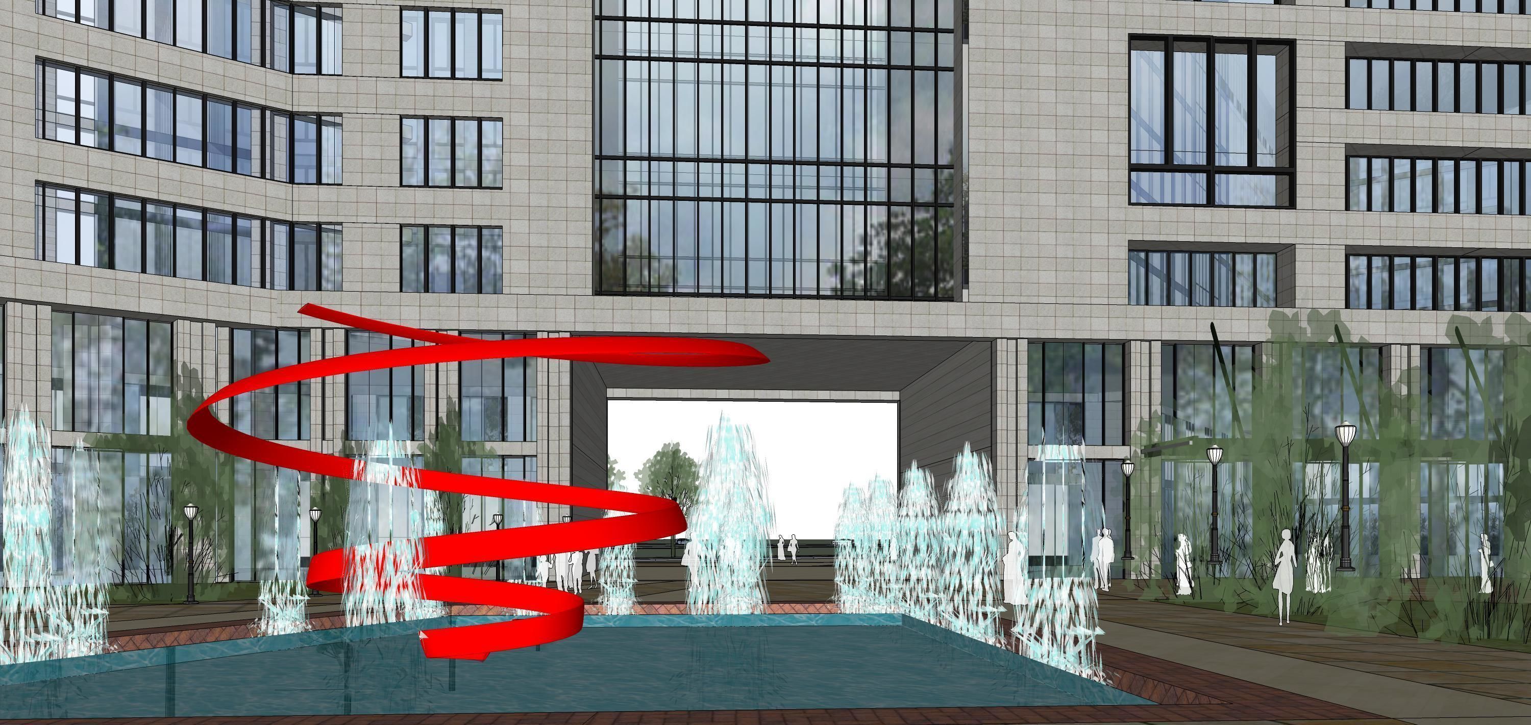 Sketchup Residential Complex 228 3D model_12