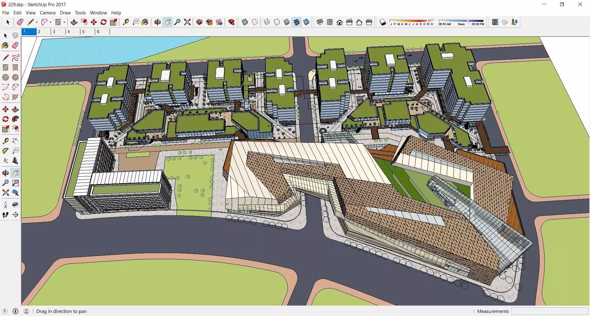 Sketchup Commercial Office Complex 229 3D model_0