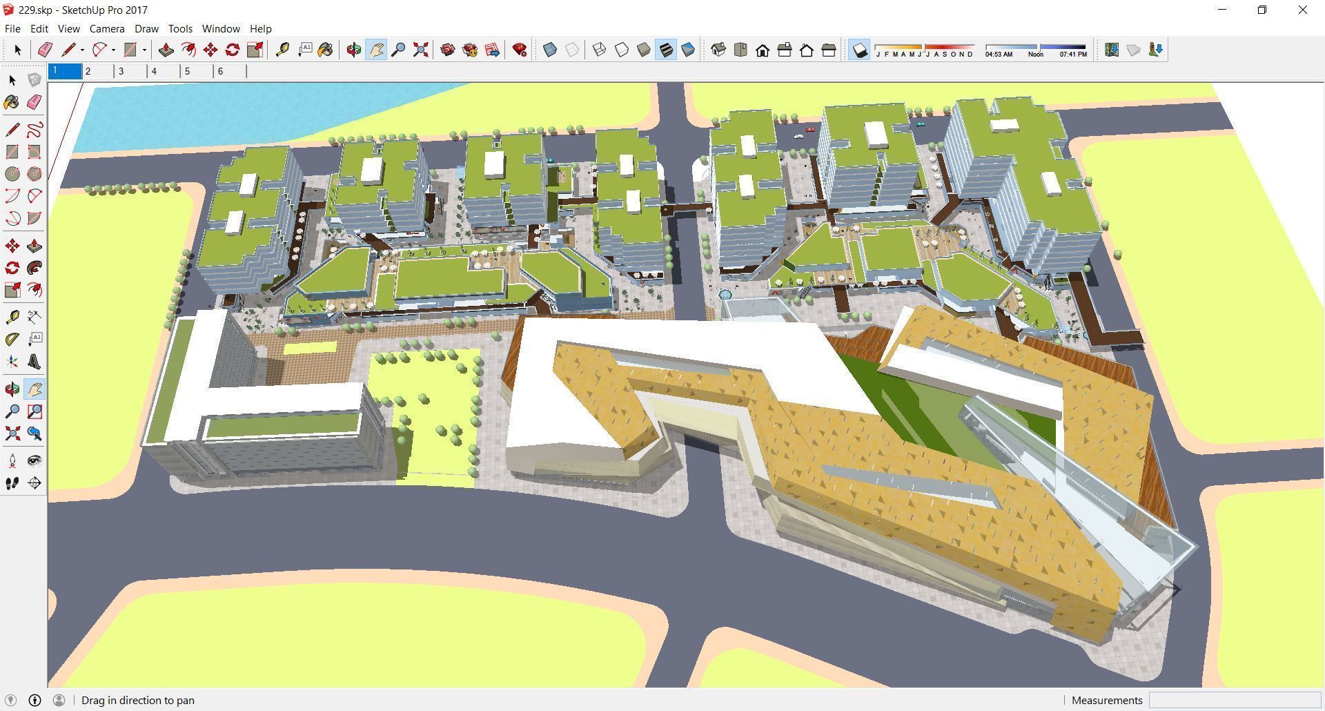 Sketchup Commercial Office Complex 229 3D model_2