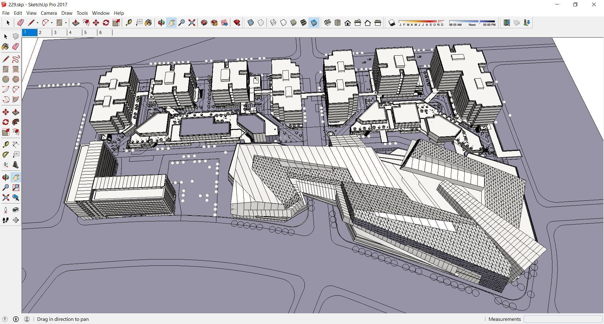 Sketchup Commercial Office Complex 229 3D model_1