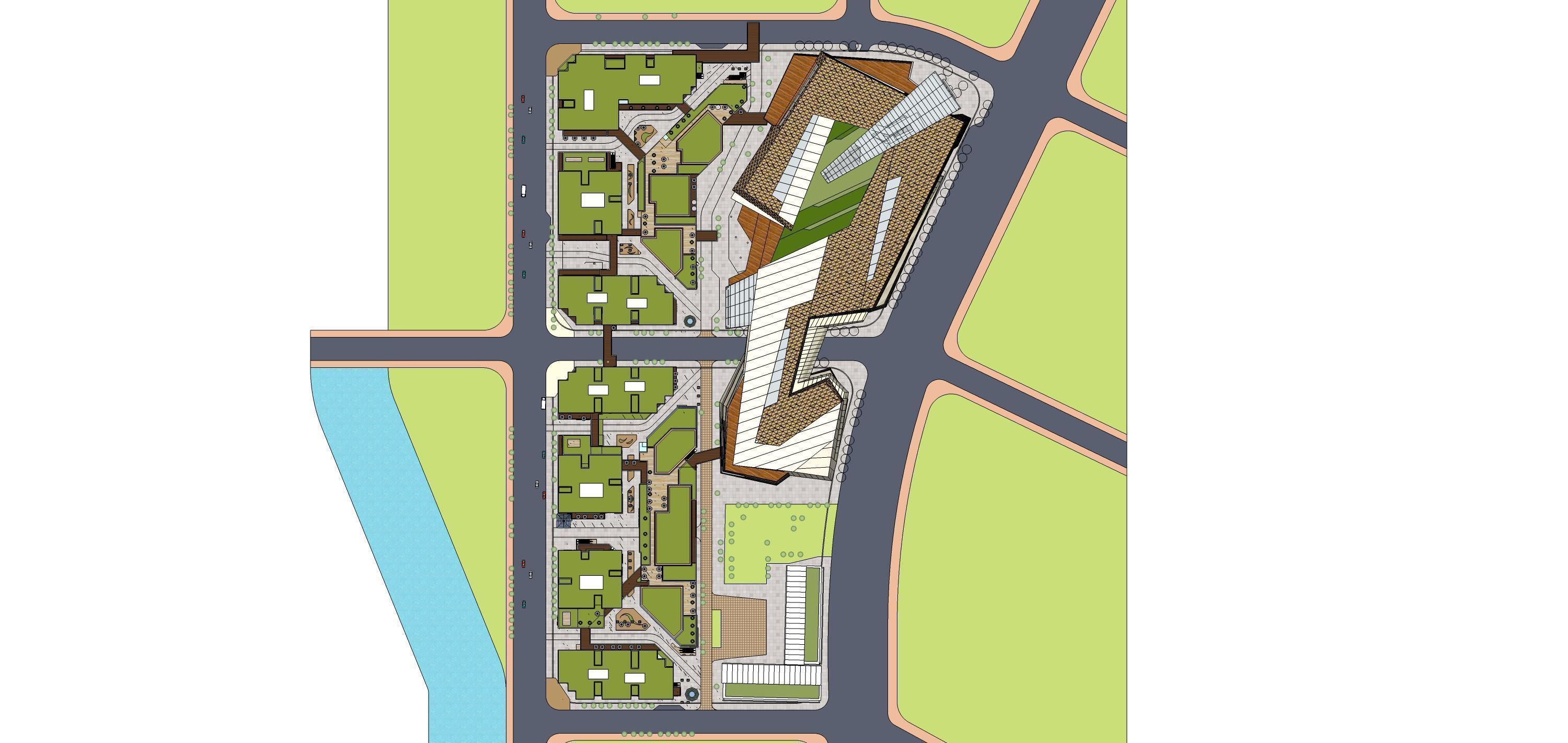 Sketchup Commercial Office Complex 229 3D model_8
