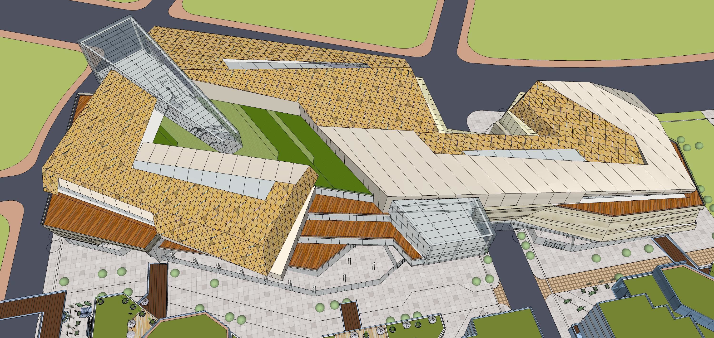 Sketchup Commercial Office Complex 229 3D model_6