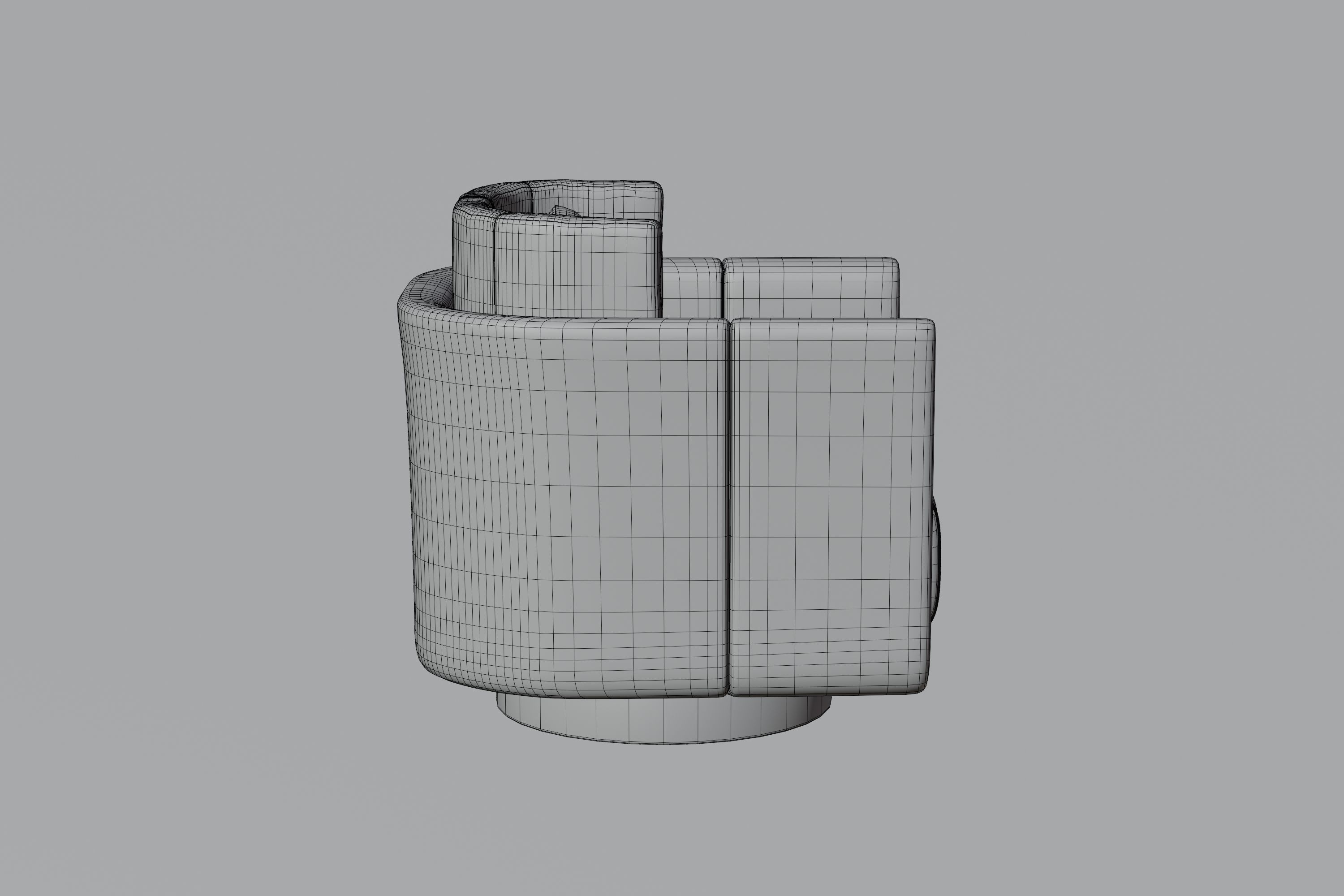 Fendi Casa Armchair 3D model_6