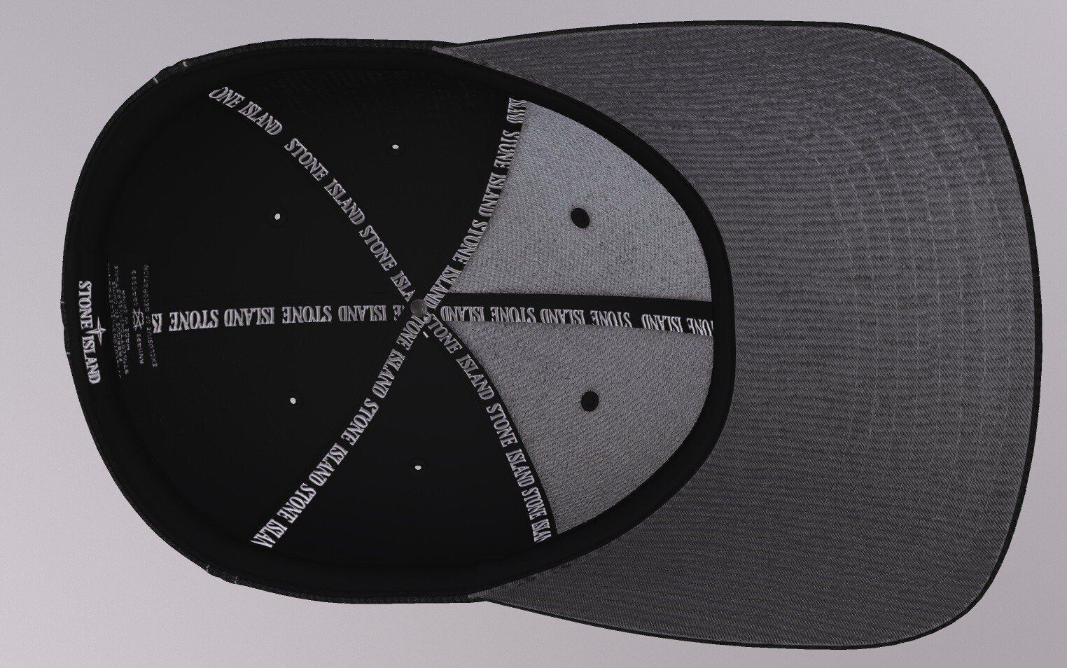 STONE ISLAND BASEBALL CAP PBR Low-poly 3D model_4