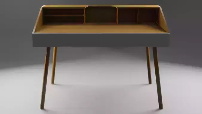 Free Modern Desk 