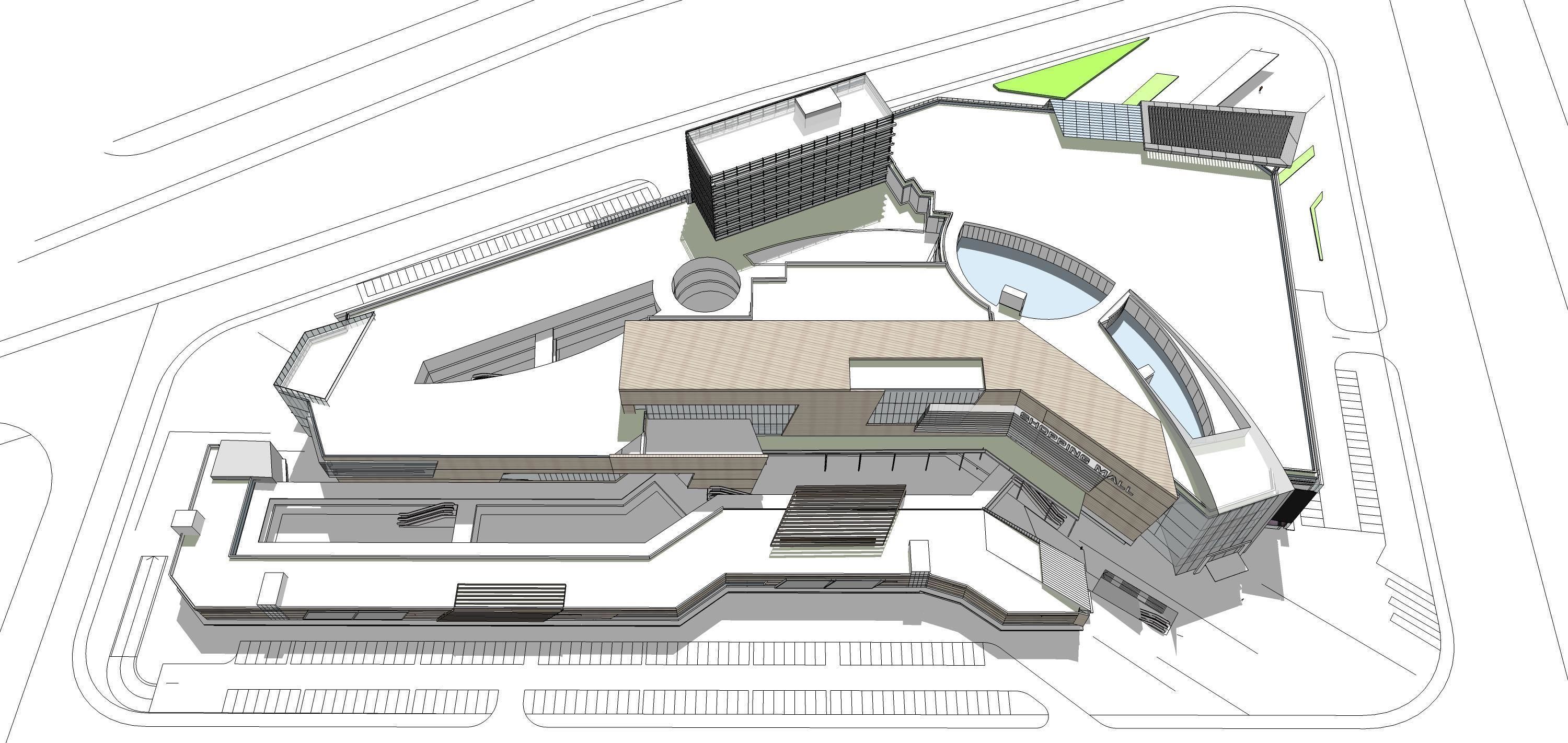 Sketchup Shopping Center 235 3D model_13