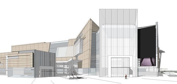 Sketchup Shopping Center 235 3D model 5