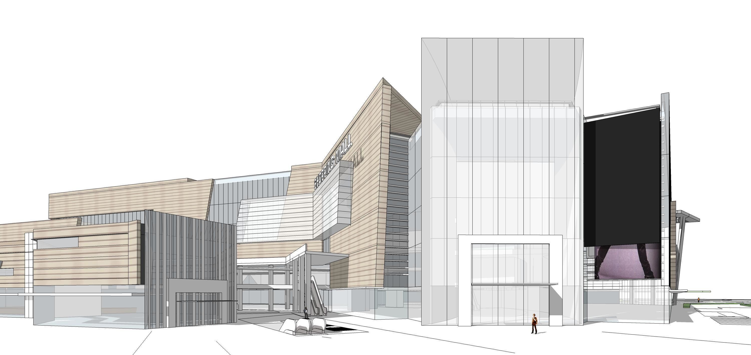 Sketchup Shopping Center 235 3D model_4