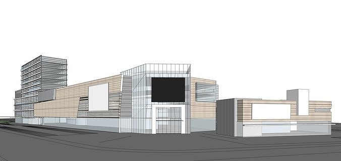 Sketchup Shopping Center 235 3D model 7