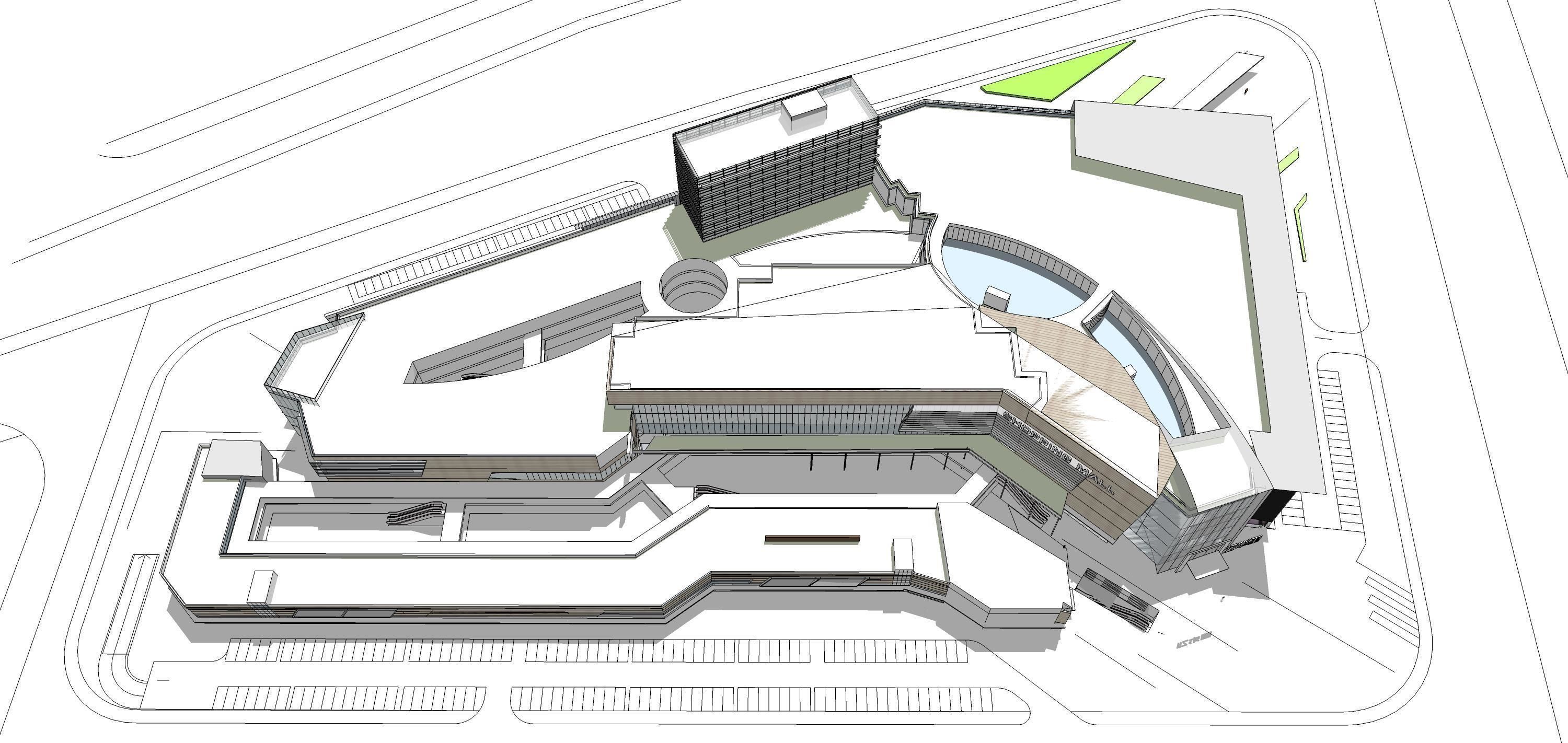 Sketchup Shopping Center 235 3D model_14