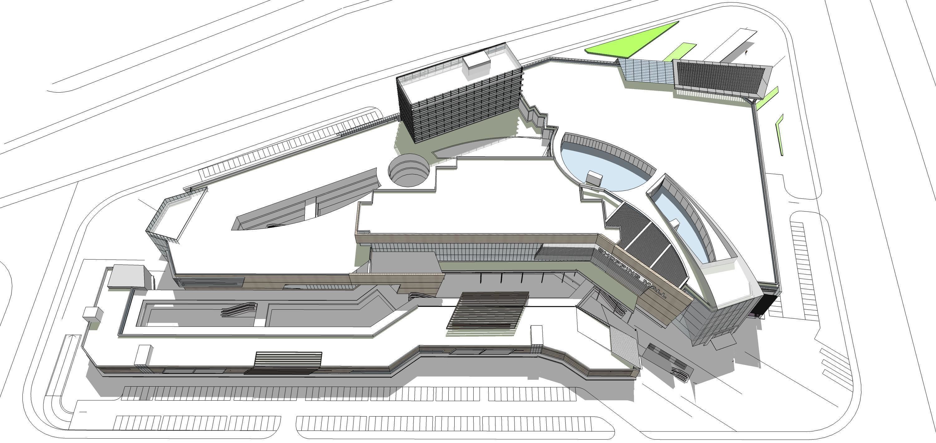 Sketchup Shopping Center 235 3D model_12