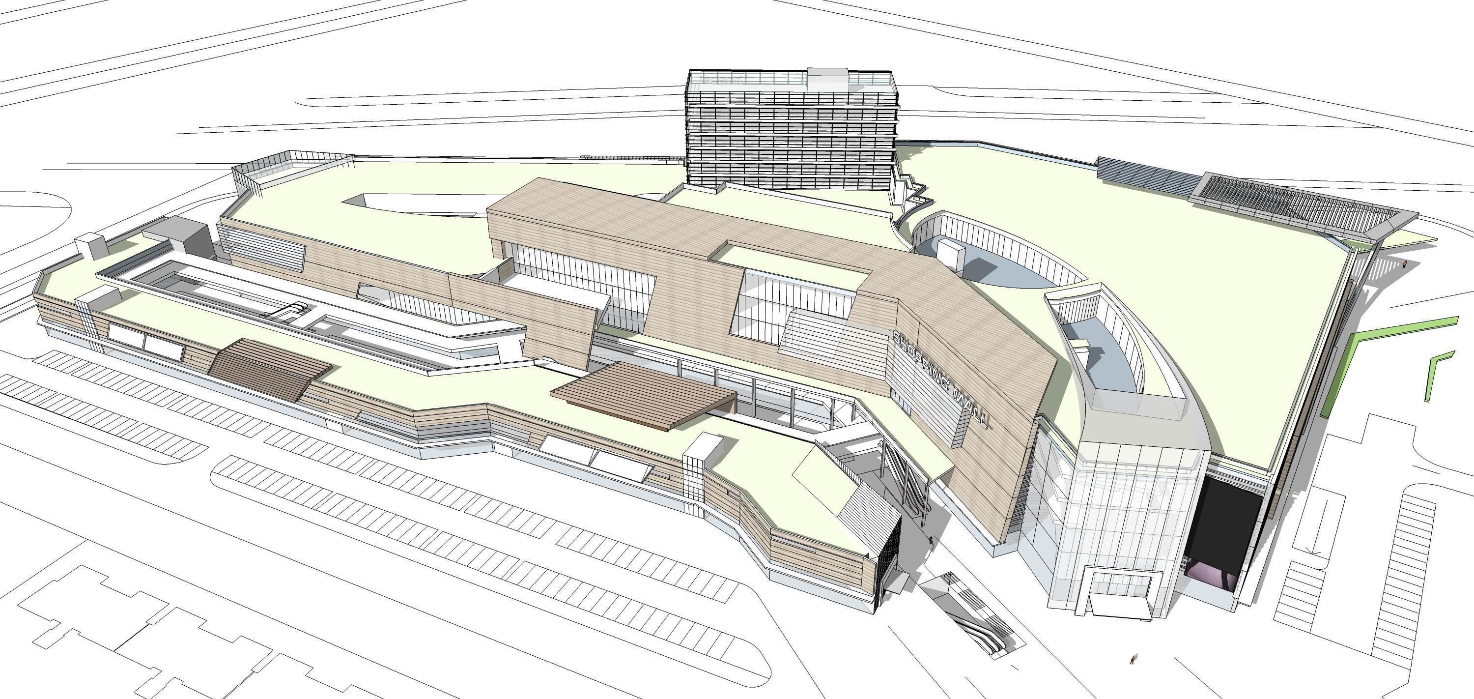 Sketchup Shopping Center 235 3D model_7