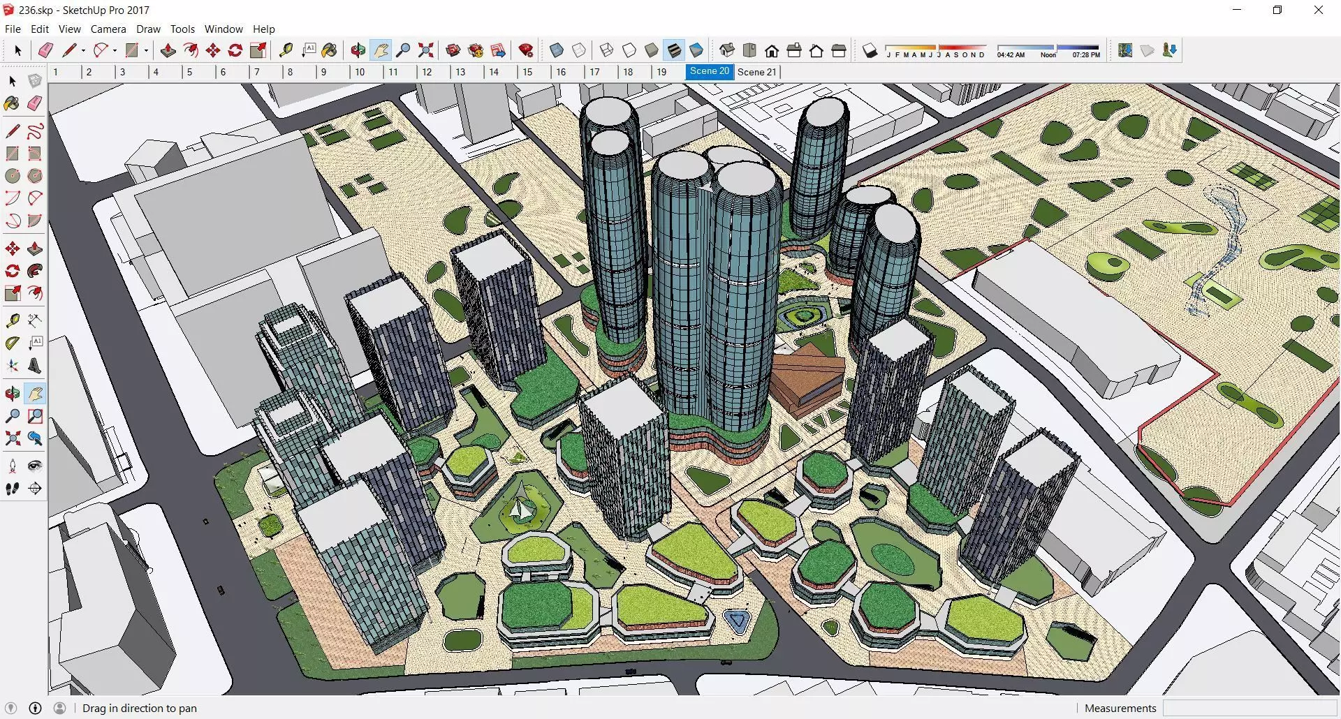 Sketchup Residential Complex 236 3D model_0