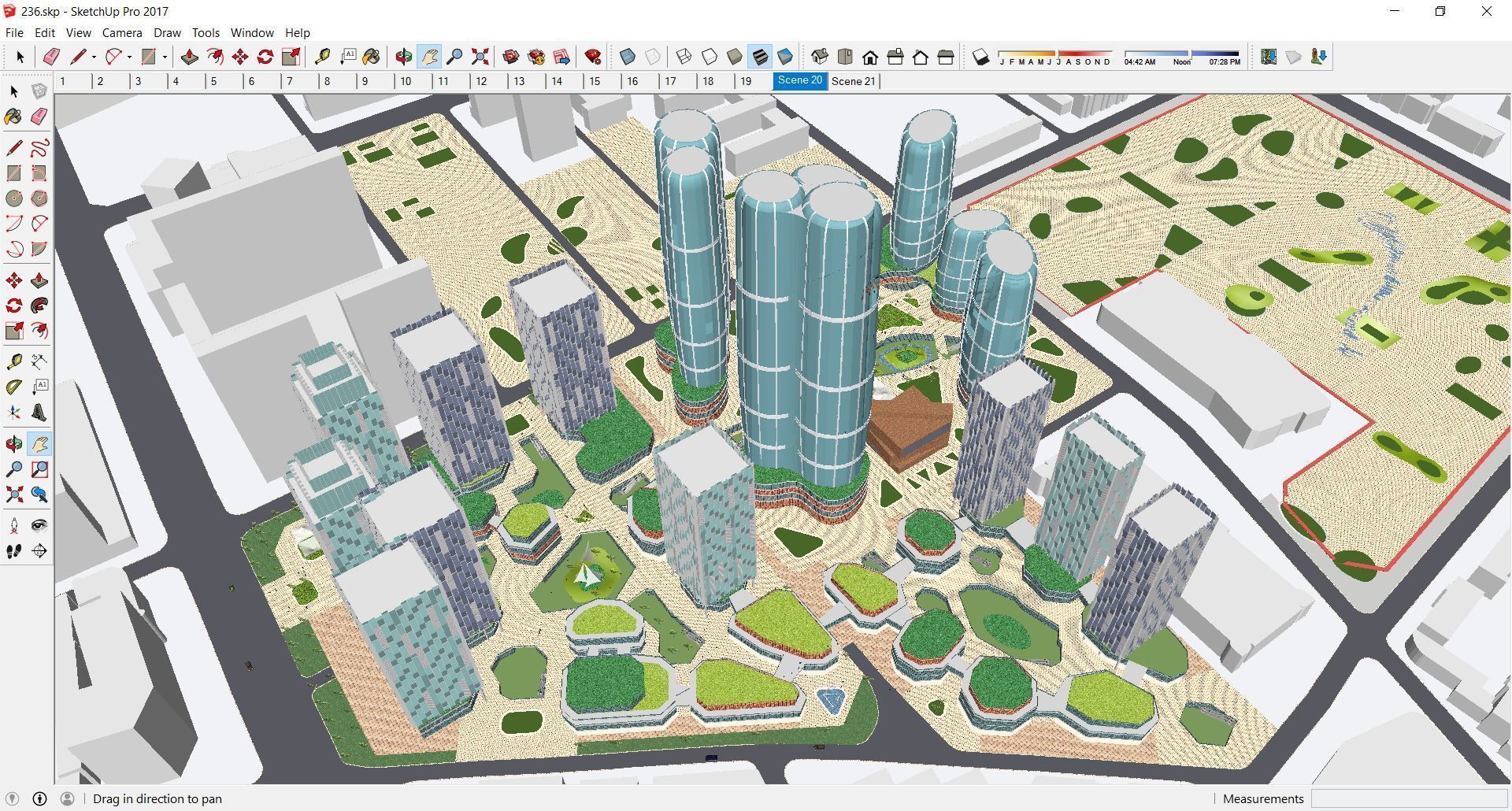 Sketchup Residential Complex 236 3D model_2