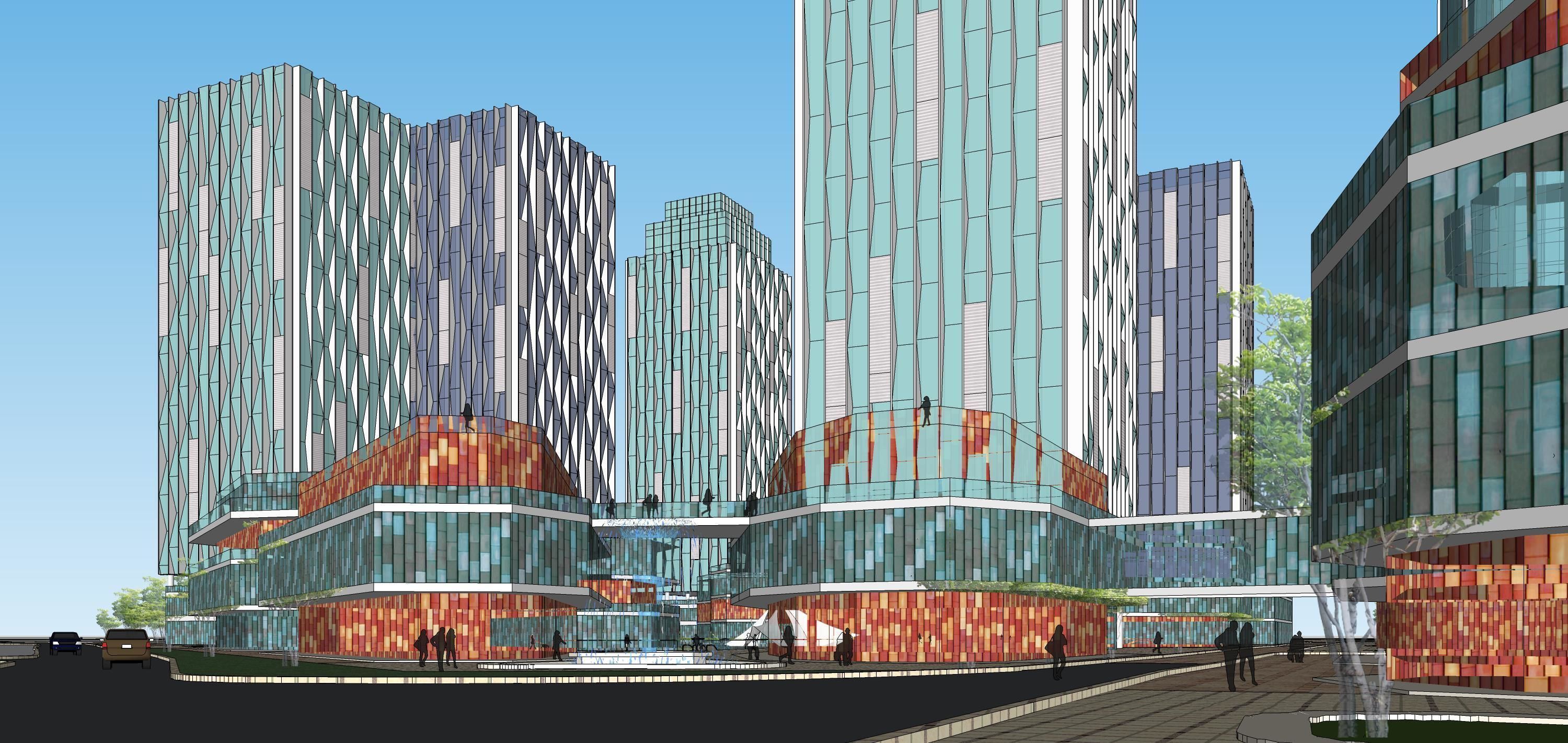 Sketchup Residential Complex 236 3D model_14