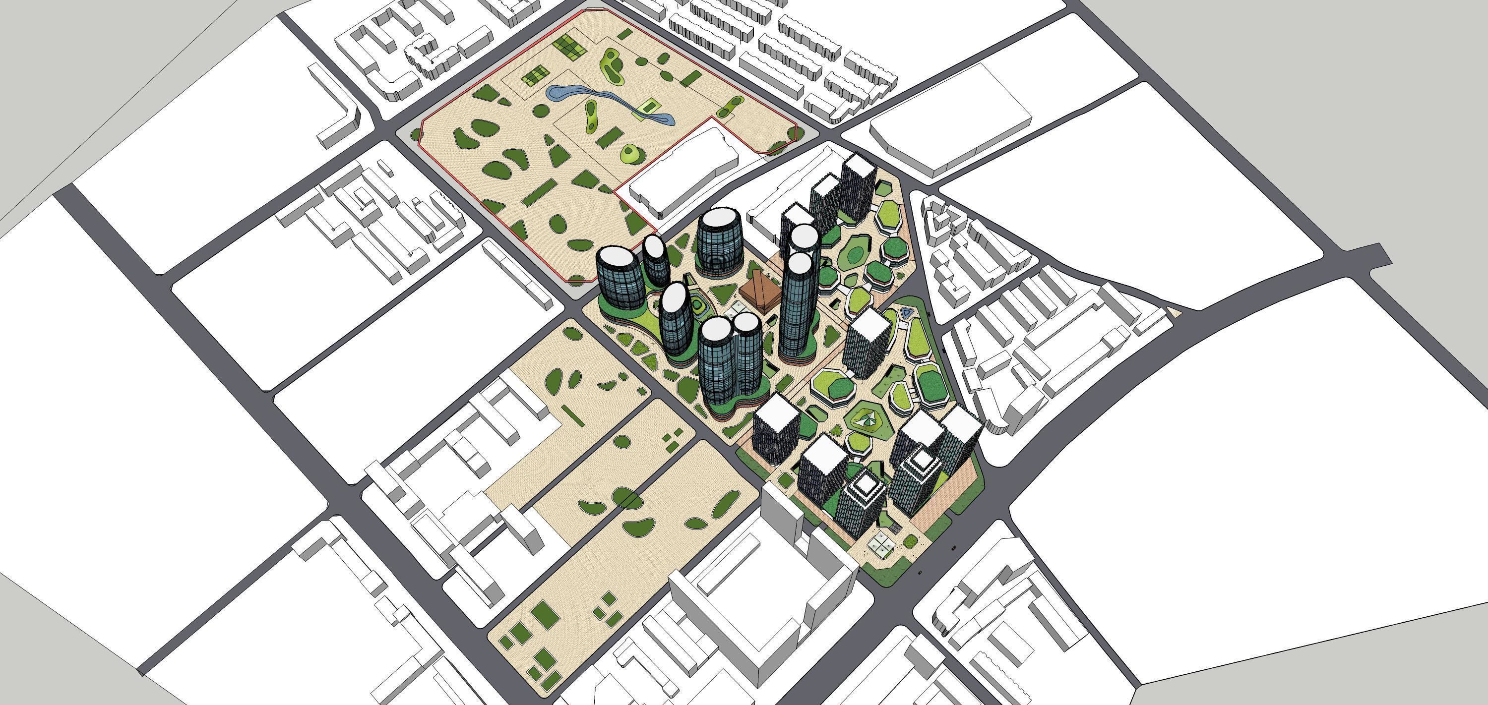 Sketchup Residential Complex 236 3D model_7