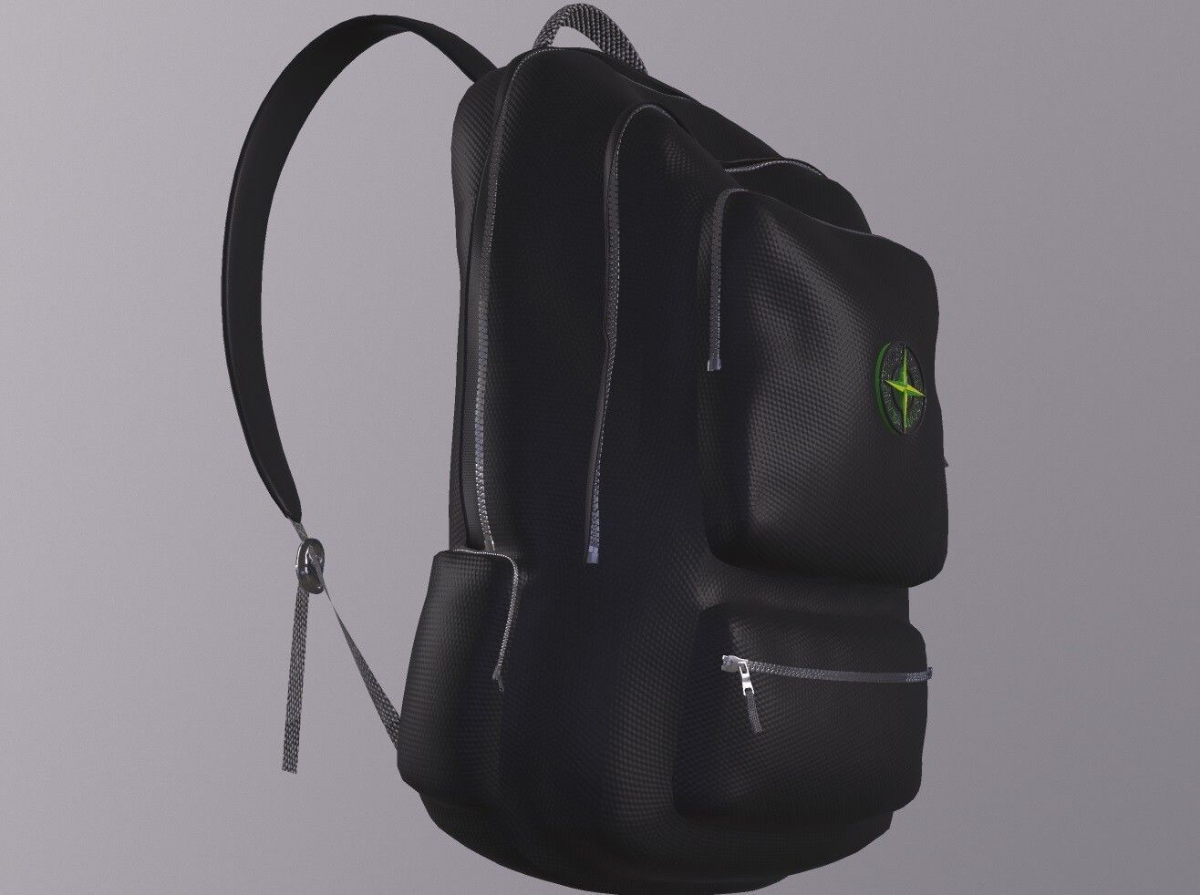 STONE ISLAND BACKPACK PBR Low-poly 3D model_3