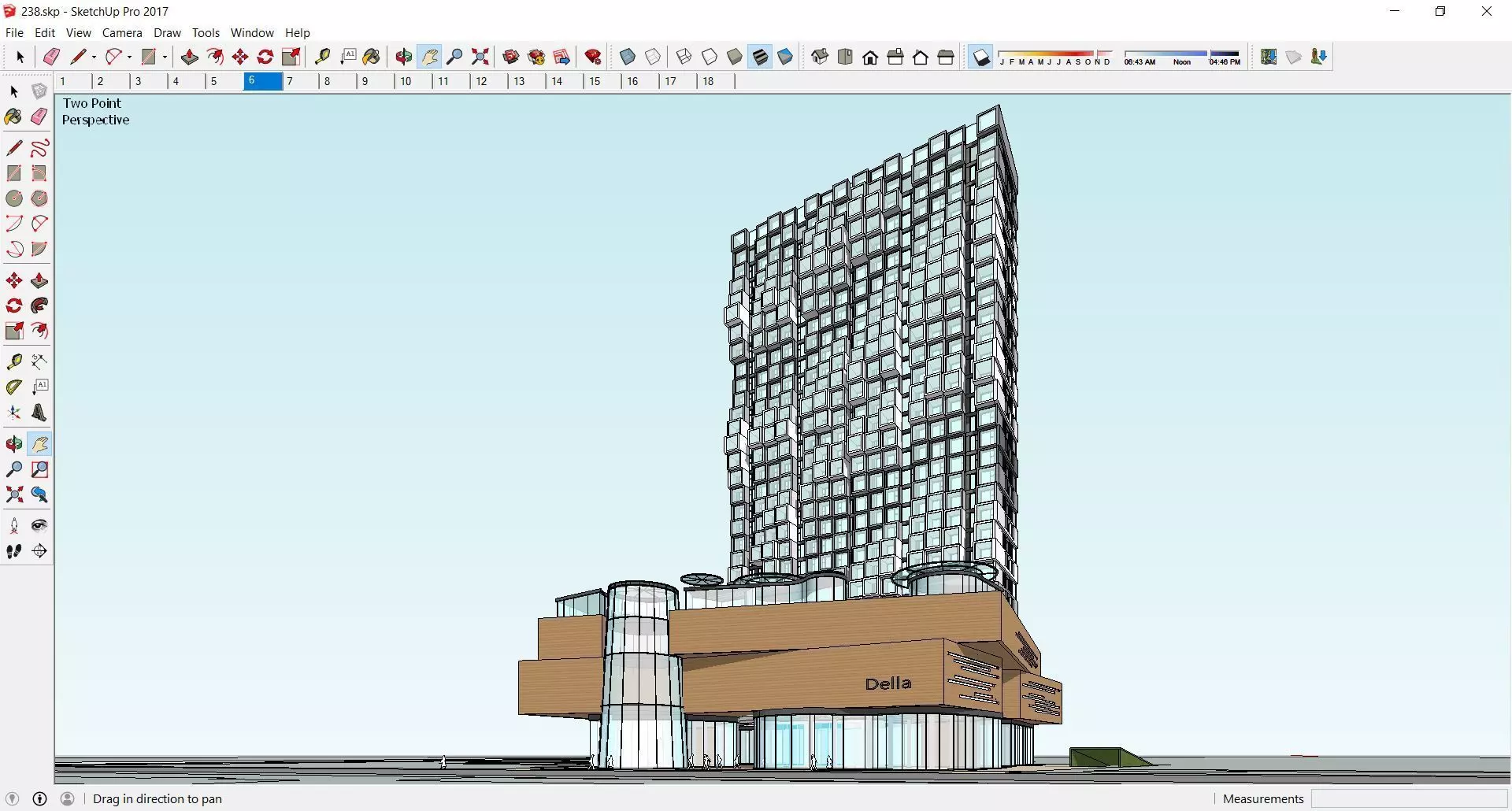 Sketchup Commercial Office Complex 238 3D model_0