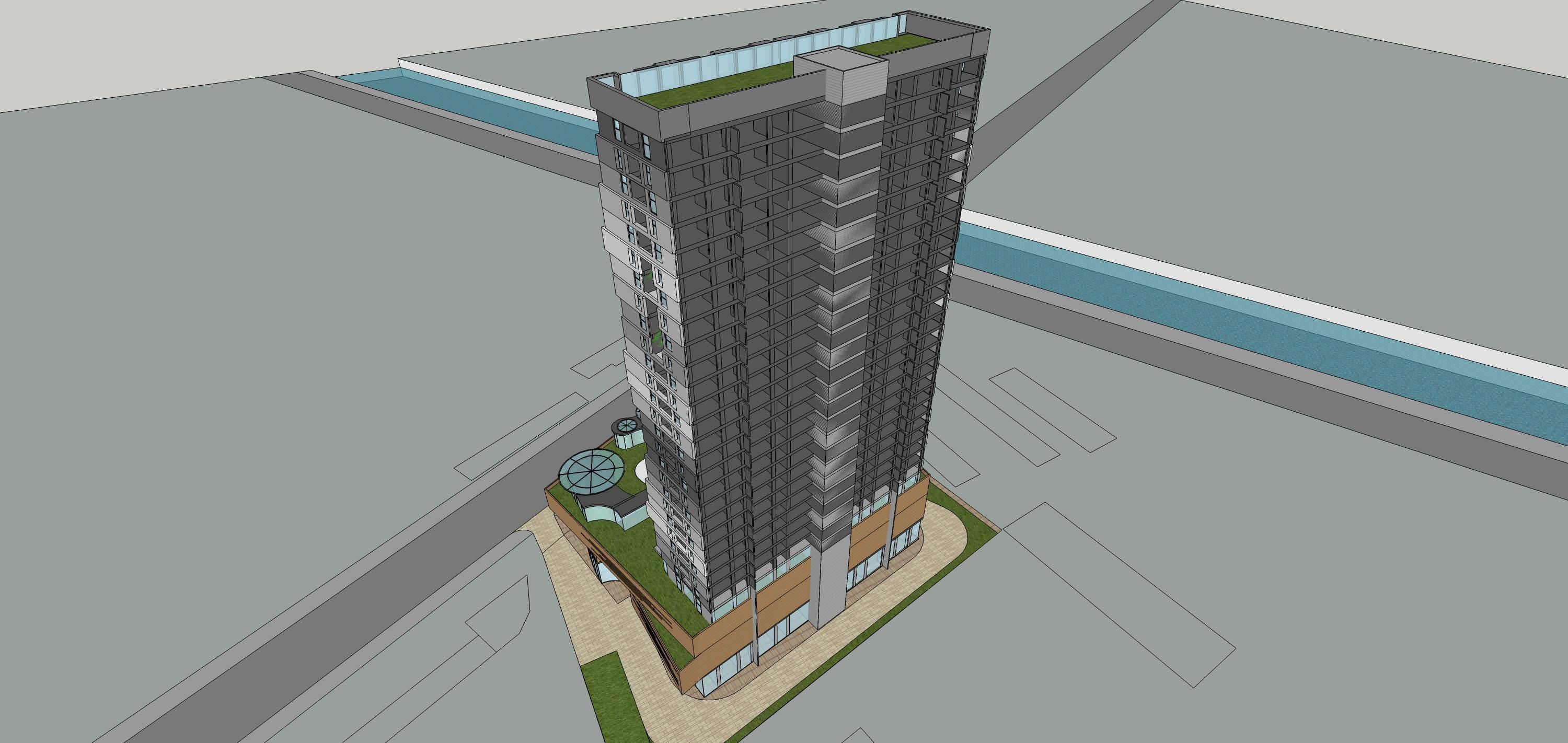 Sketchup Commercial Office Complex 238 3D model_17