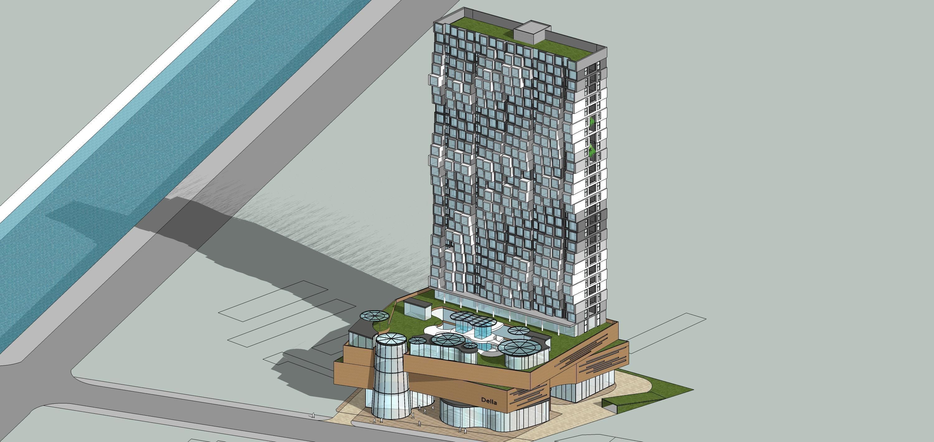 Sketchup Commercial Office Complex 238 3D model_20