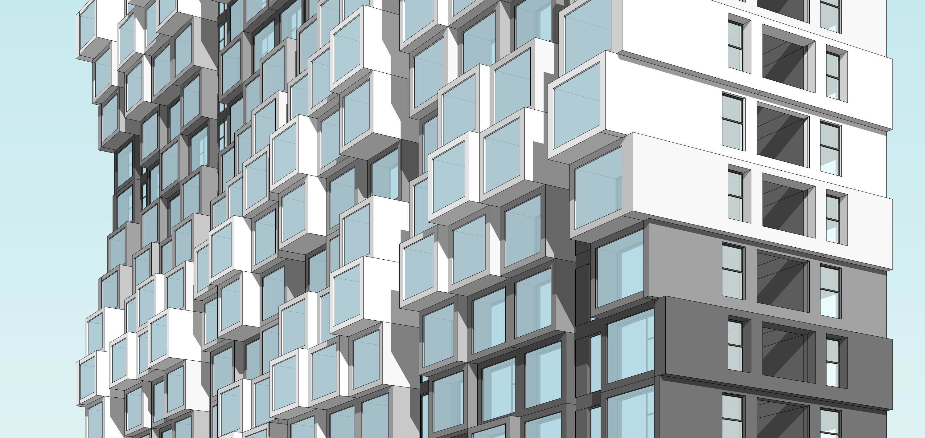 Sketchup Commercial Office Complex 238 3D model_9