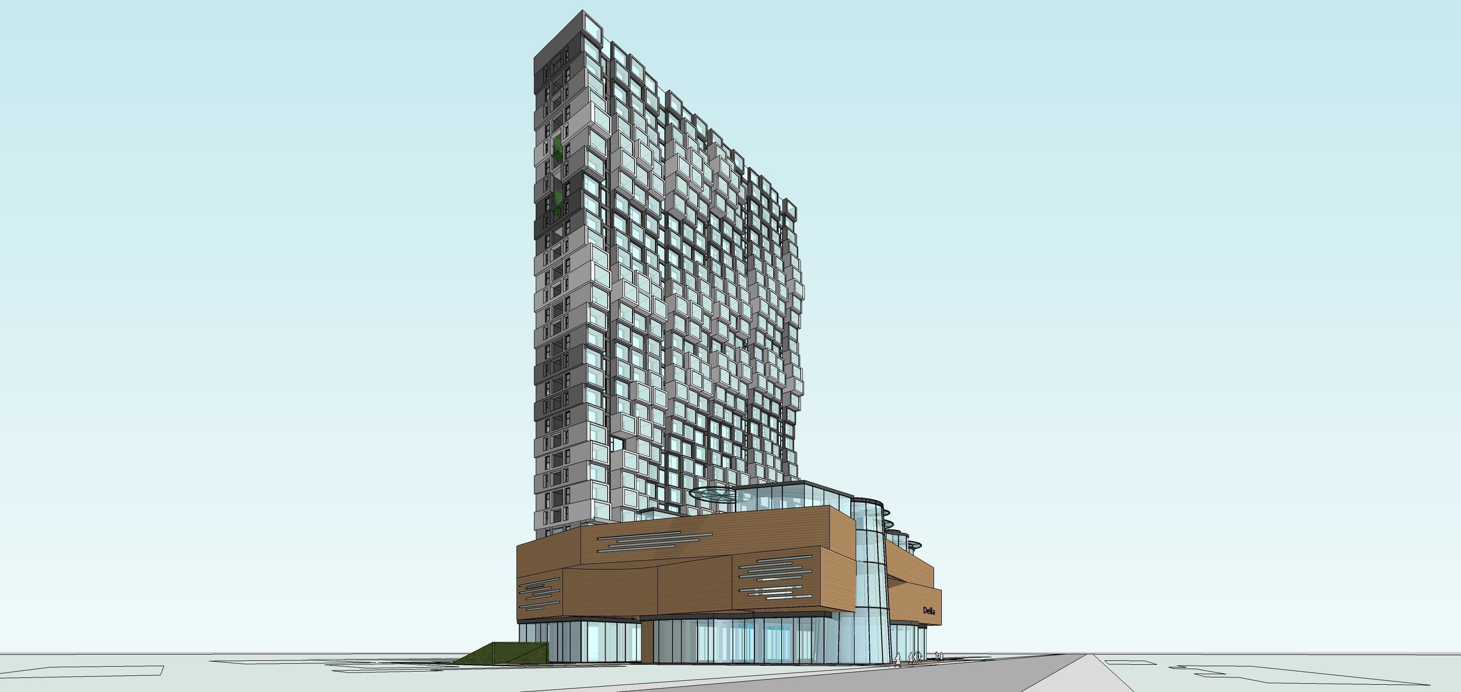 Sketchup Commercial Office Complex 238 3D model_6