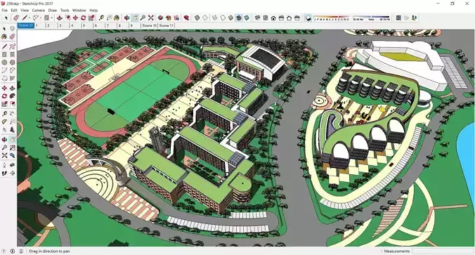 Sketchup Highschool or College 239 3D model