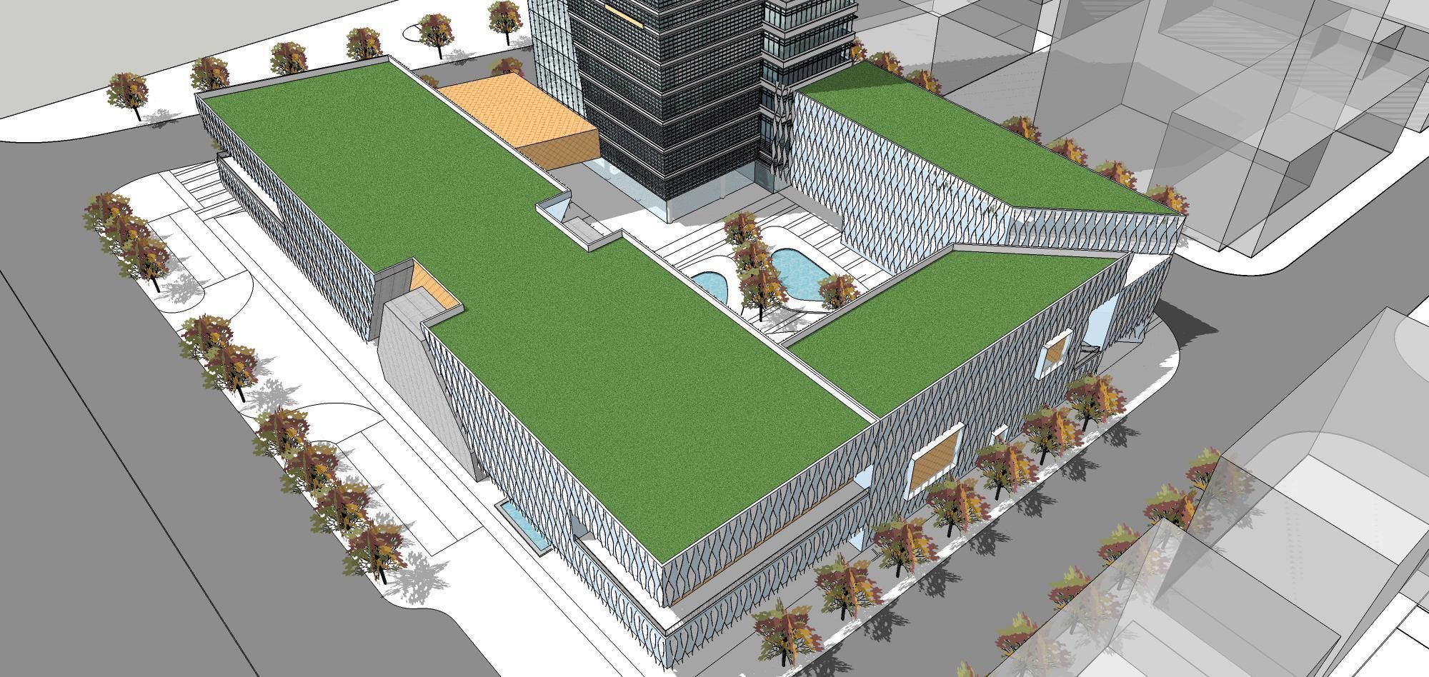 Sketchup Commercial Office Complex 240 3D model_9