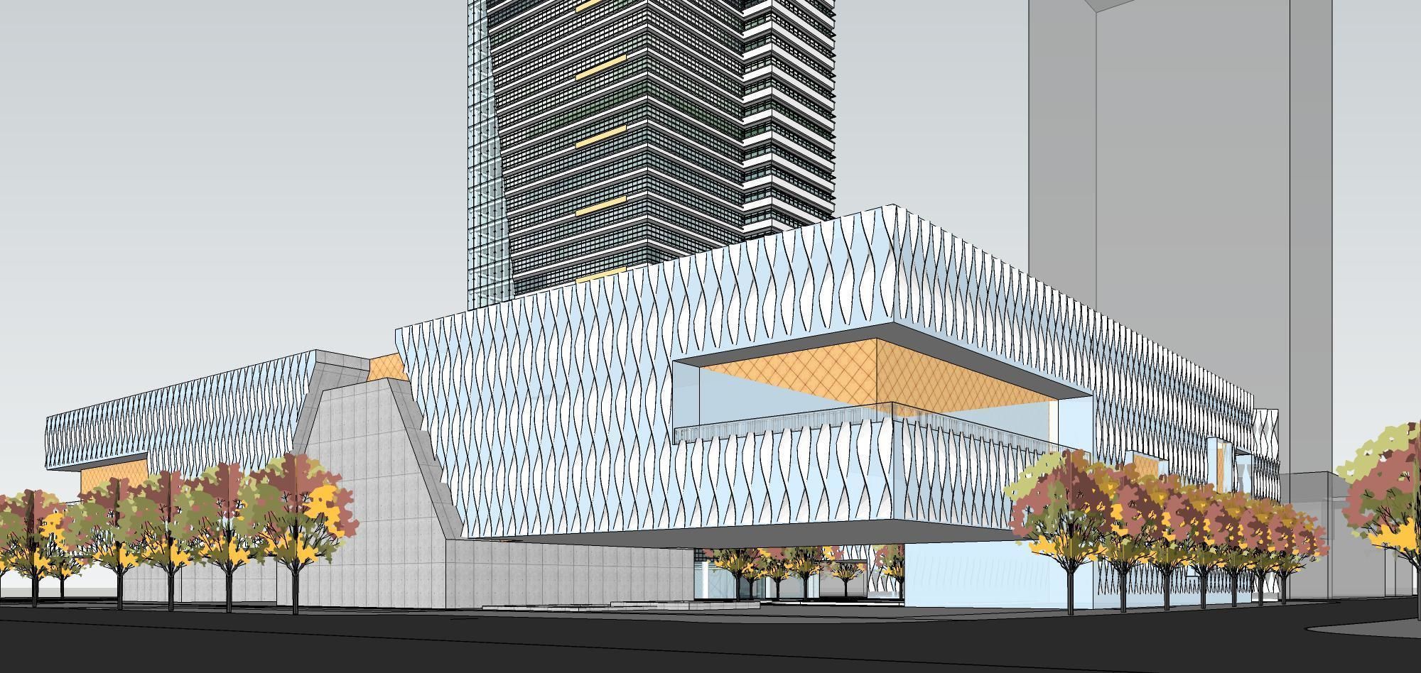 Sketchup Commercial Office Complex 240 3D model_5