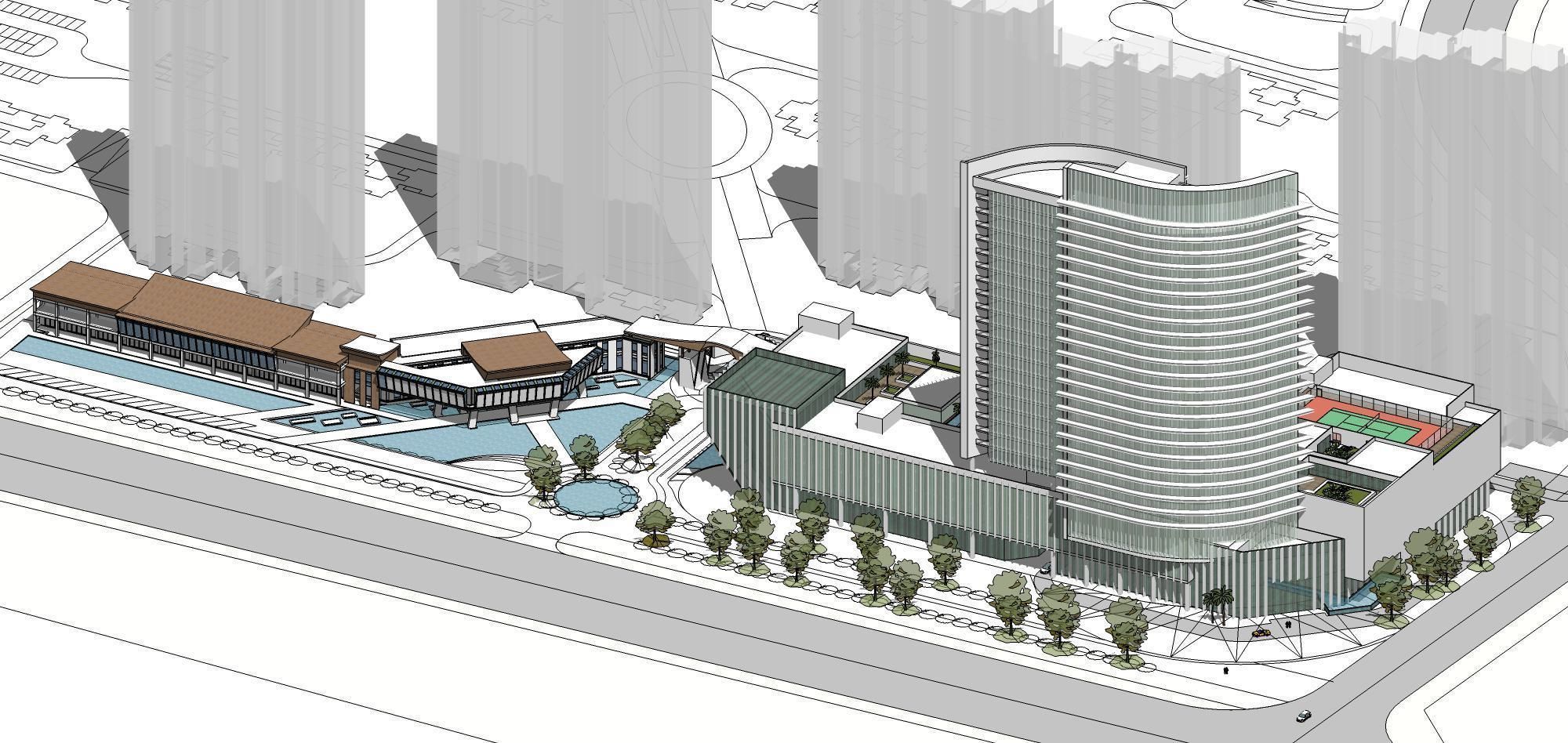 Sketchup Commercial Office Complex 241 3D model_11