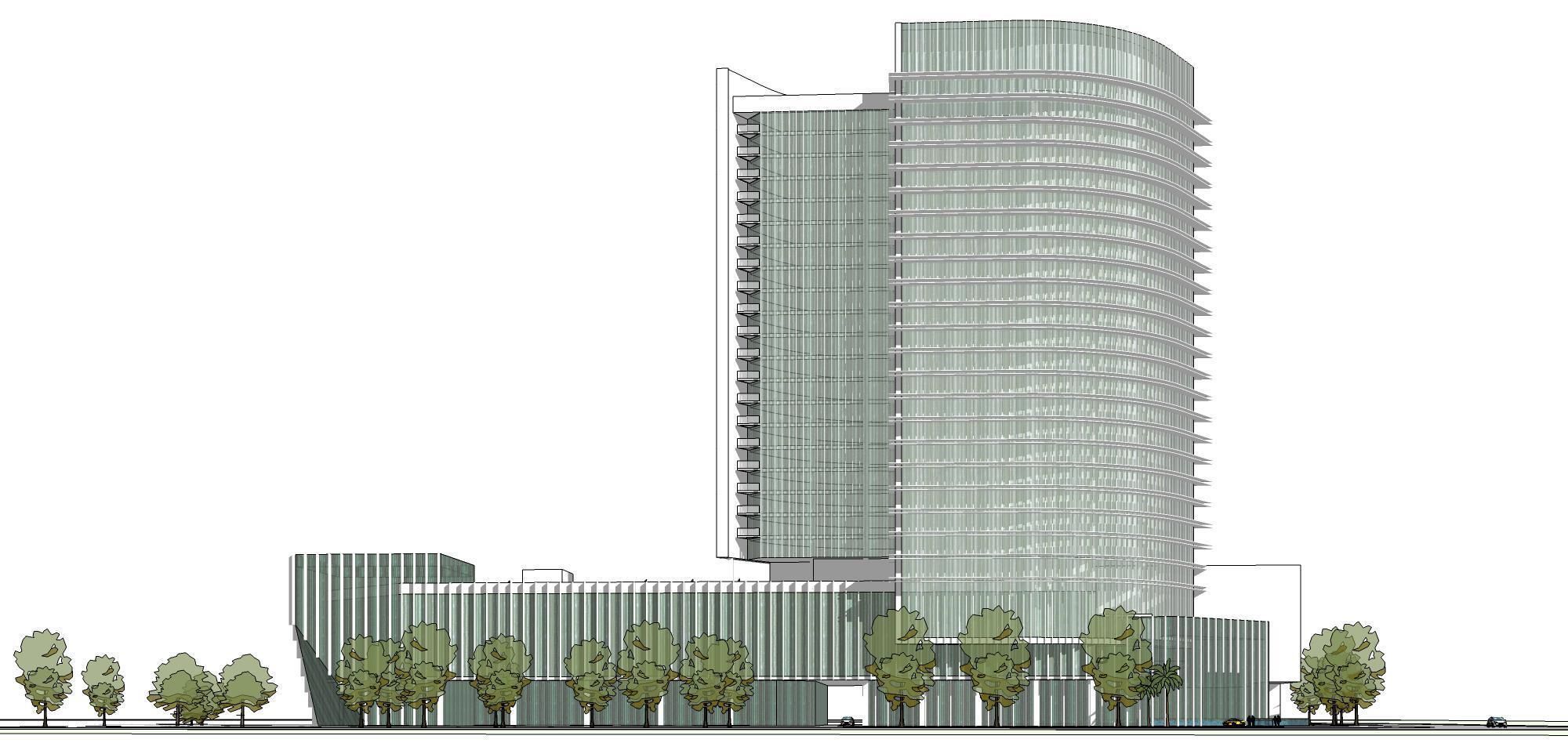 Sketchup Commercial Office Complex 241 3D model_9